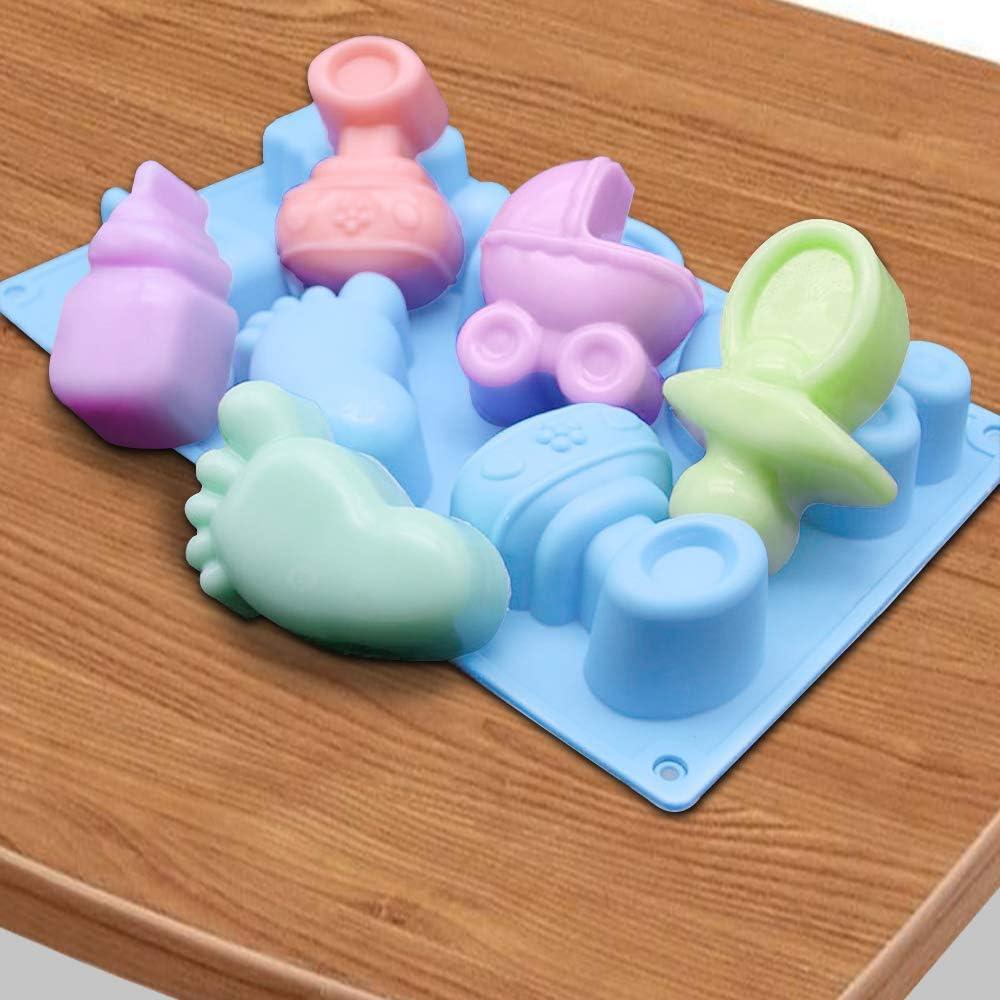 Molde de Silicona para Jabón Baby Shower DanziX - 3 Piezas
