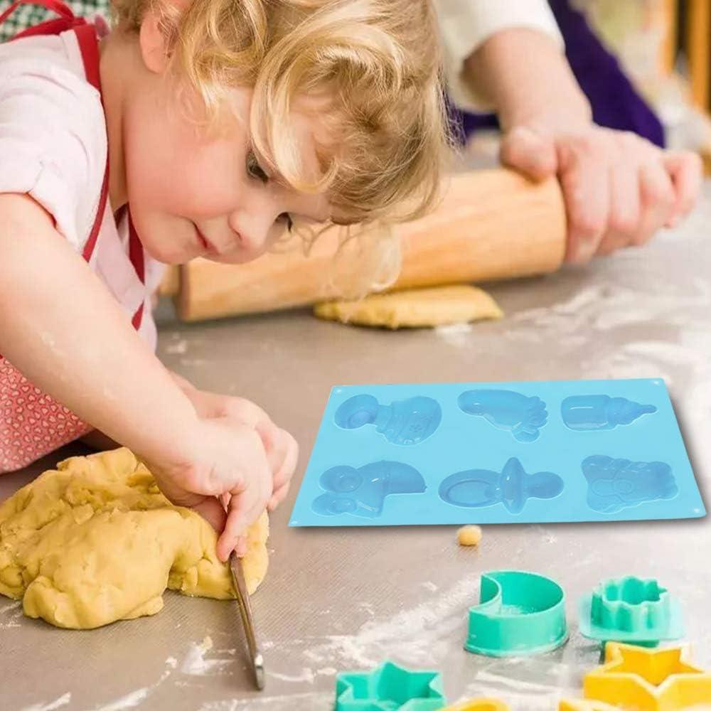 Molde de Silicona para Jabón Baby Shower DanziX - 3 Piezas