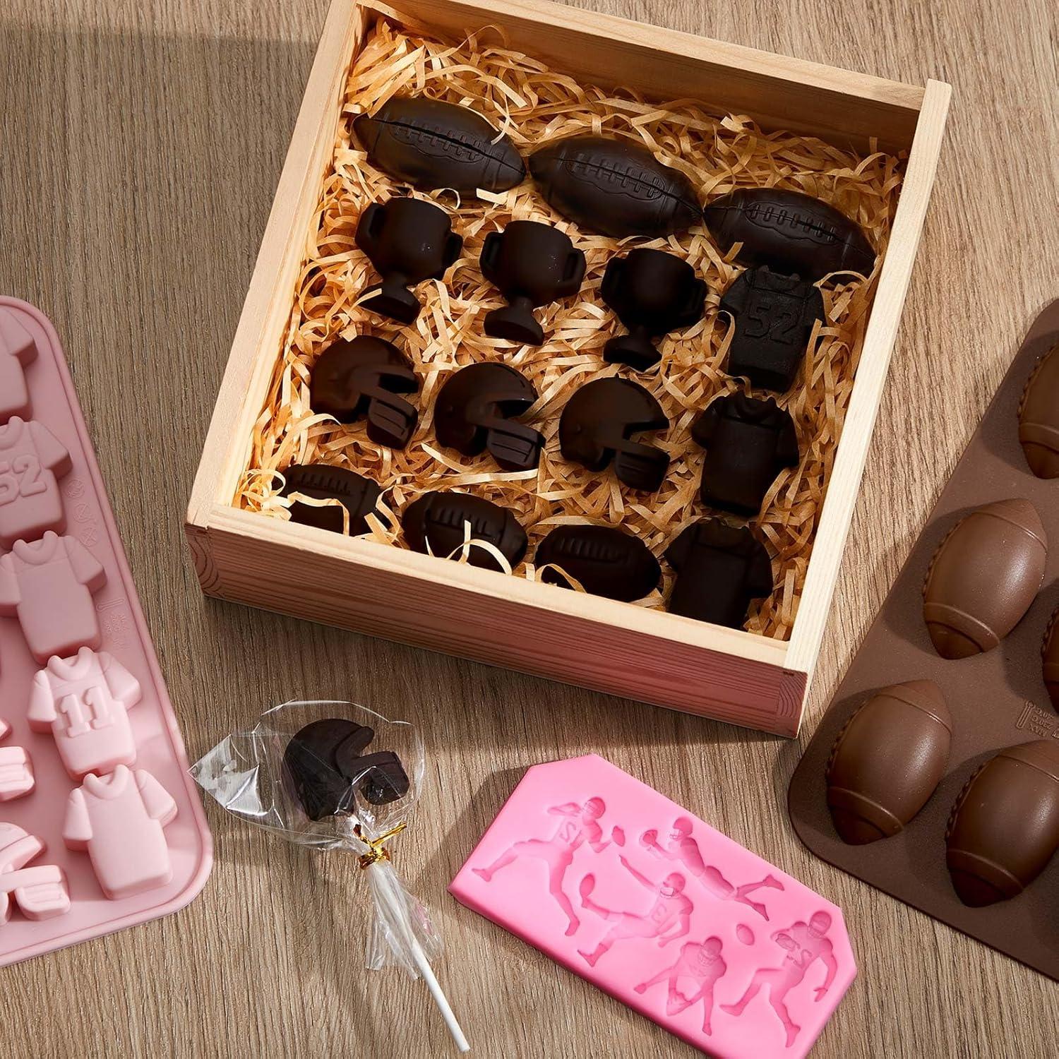 Molde de Silicona para Fútbol Didaey - 3 Piezas, 50 Palitos