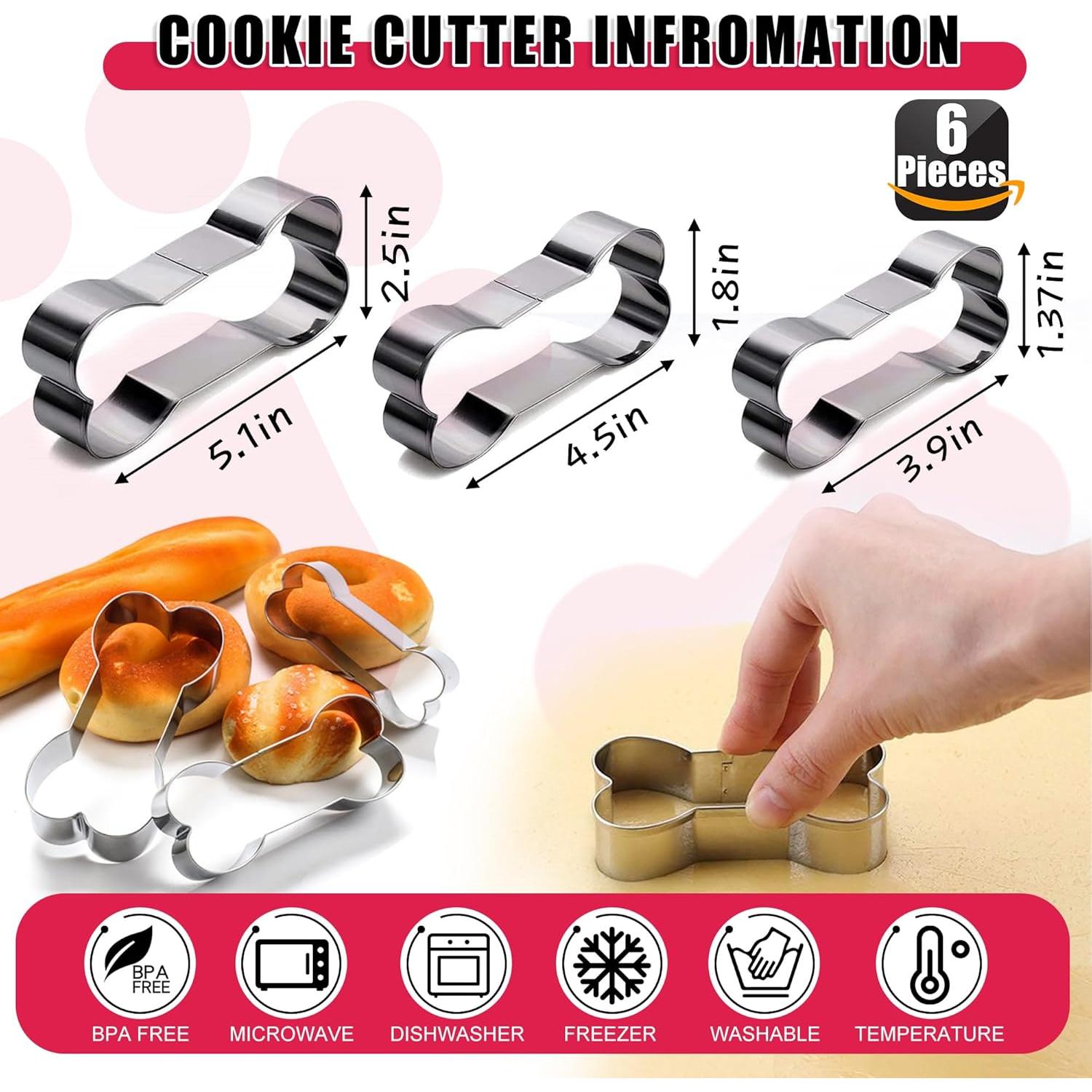 Moldes de Silicona para Hornear RUGVOMWM - Paquete de 6