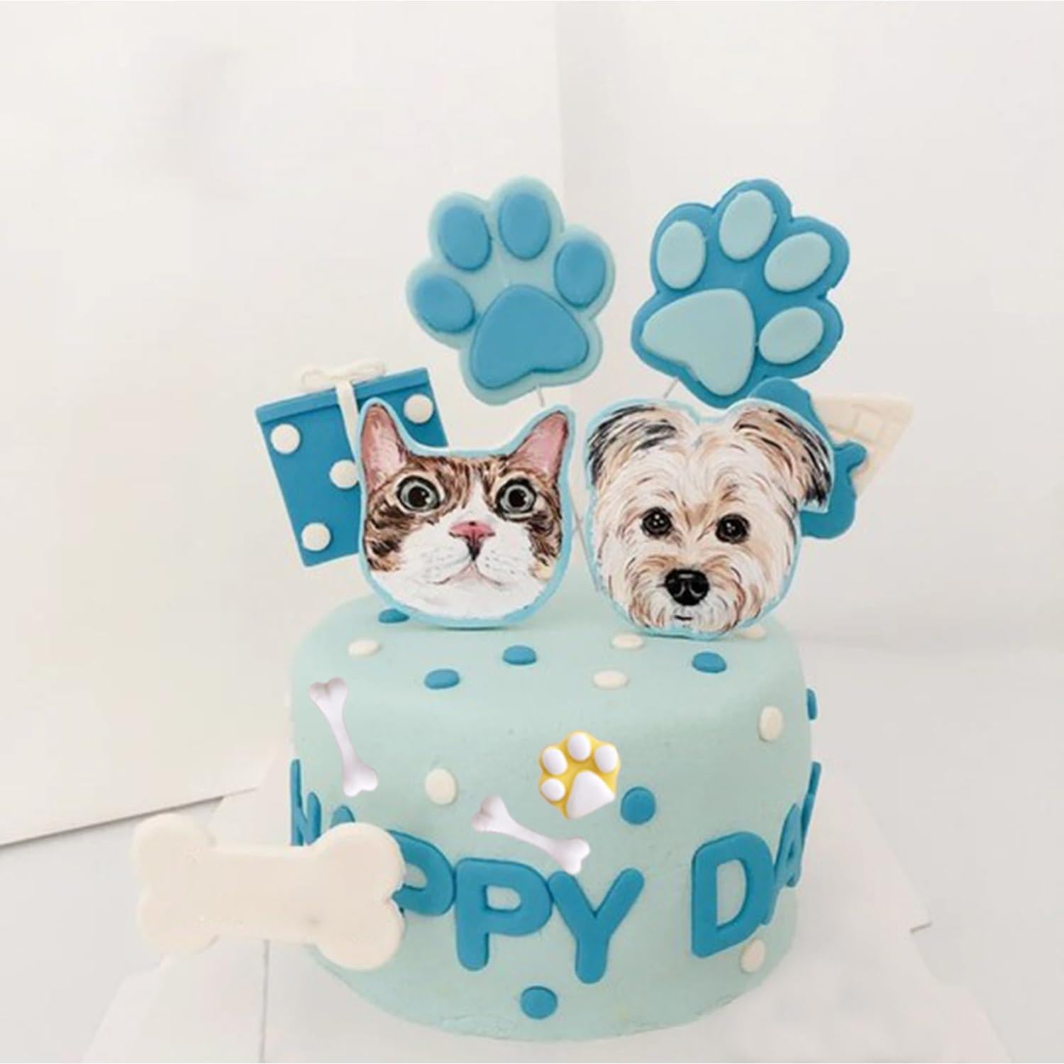 Molde de Silicona Huella de Perro MINFEIDMS 7.49x7.49cm