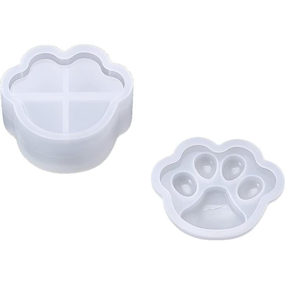 Molde de Silicona Pata de Perro QTTLLI 9.2x8.2x5.6cm DIY