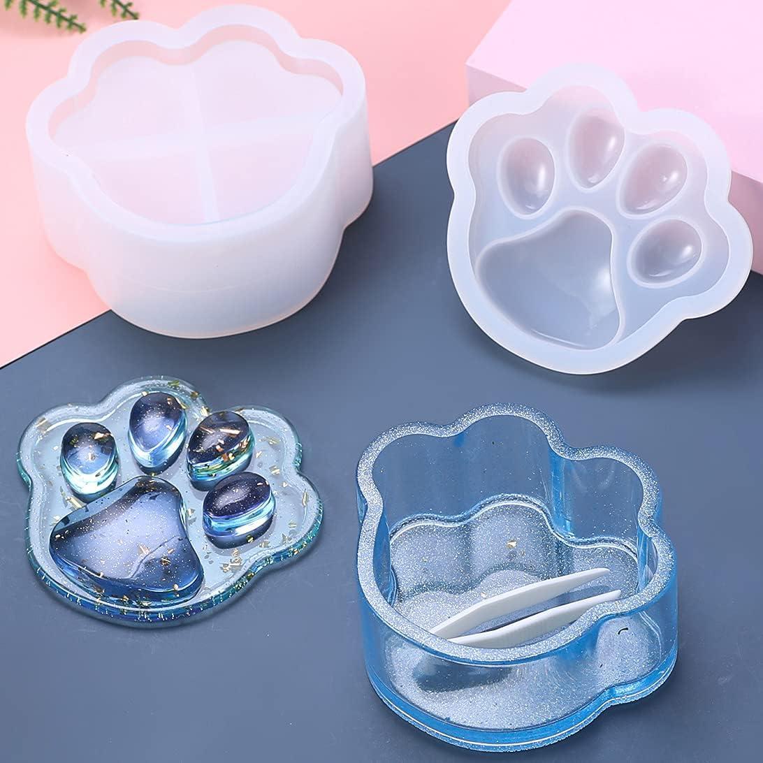 Molde de Silicona Pata de Perro QTTLLI 9.2x8.2x5.6cm DIY