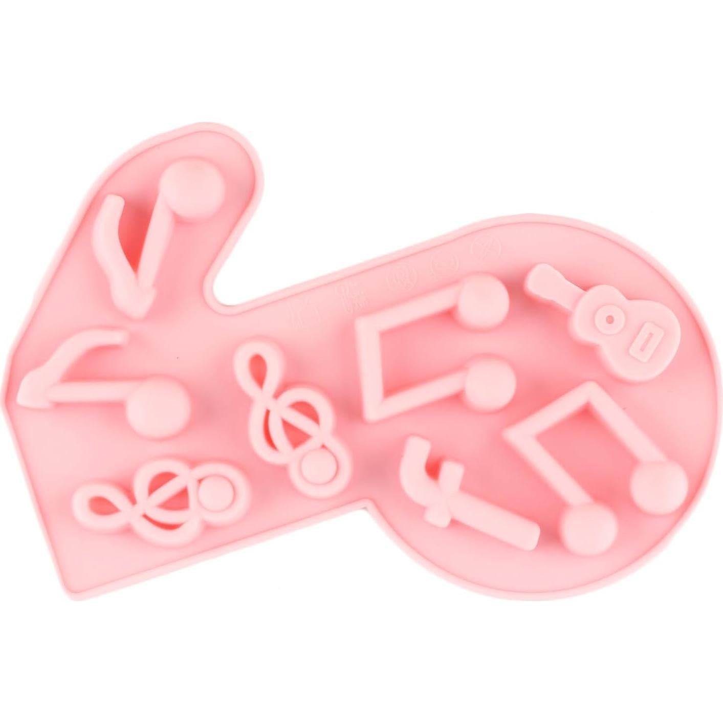 Moldes de Silicona Musical YIMINGMOLD Set de 2 para Caramelos