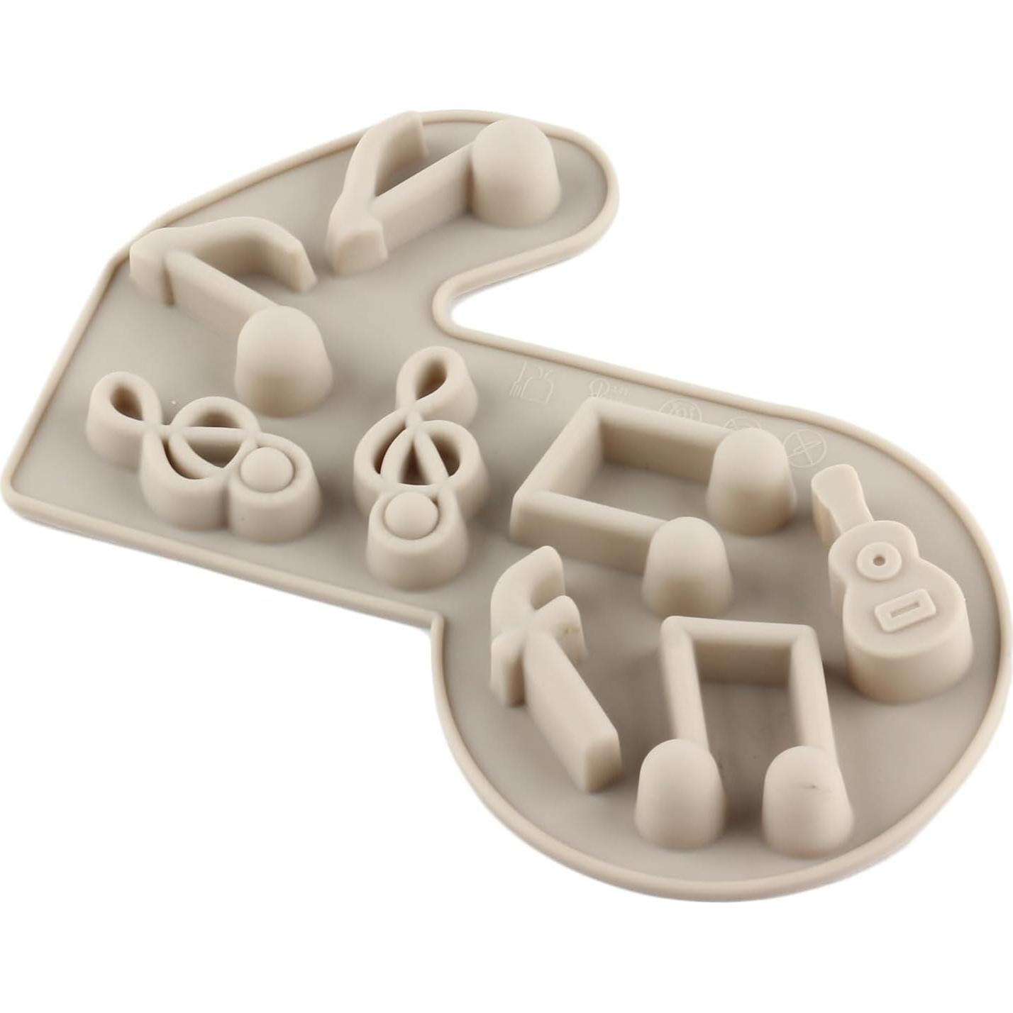 Moldes de Silicona Musical YIMINGMOLD Set de 2 para Caramelos