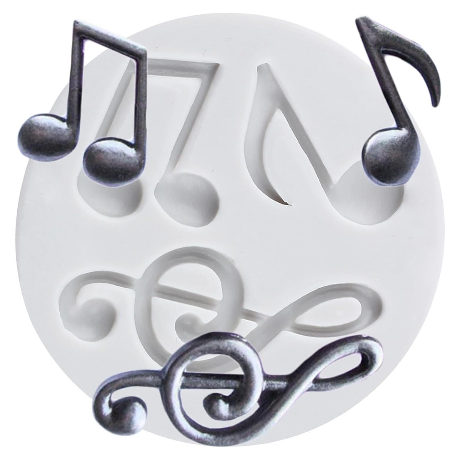 Molde de Silicona Musical YANQINMS 8.1x7.3 cm para Pasteles