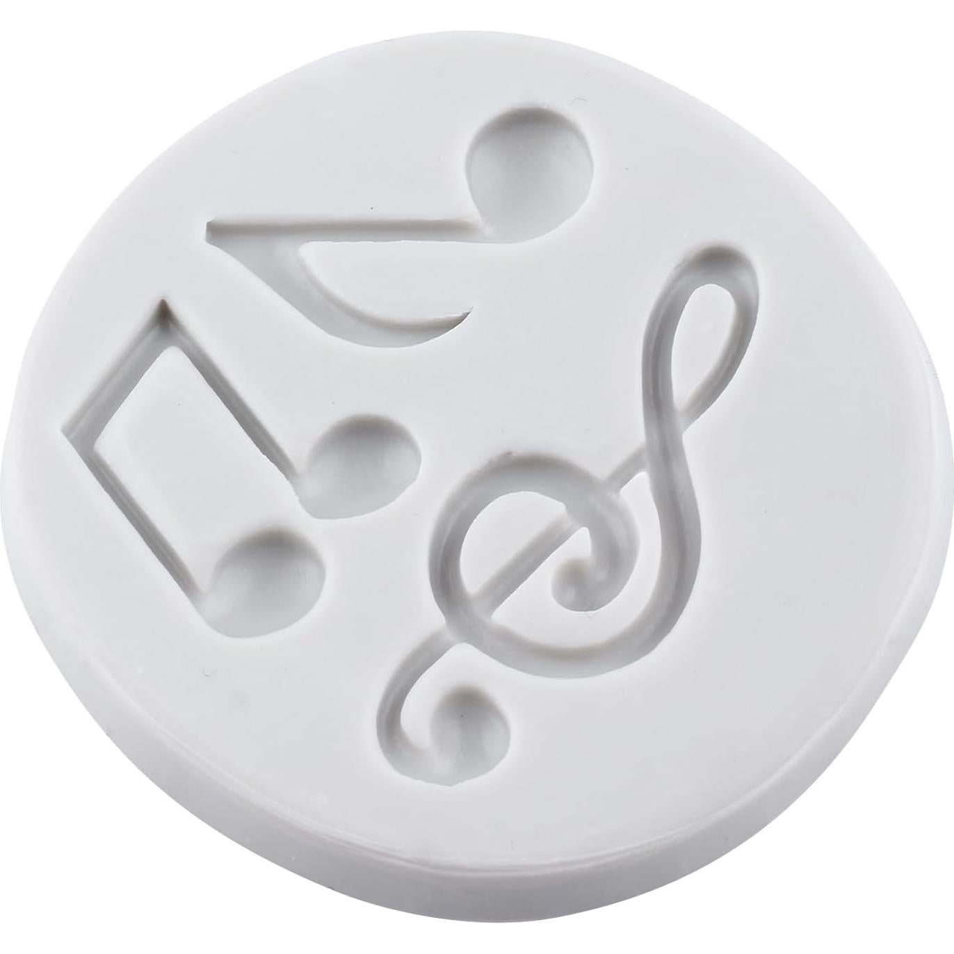Molde de Silicona Musical YANQINMS 8.1x7.3 cm para Pasteles