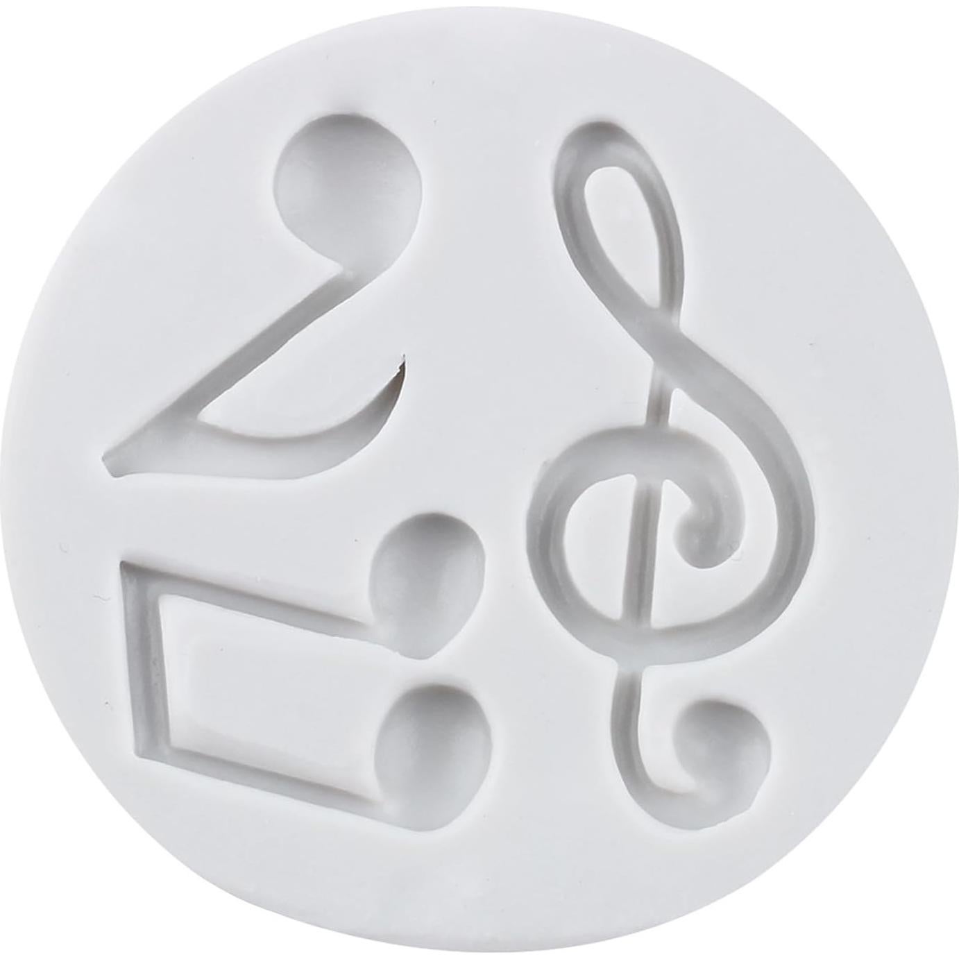 Molde de Silicona Musical YANQINMS 8.1x7.3 cm para Pasteles