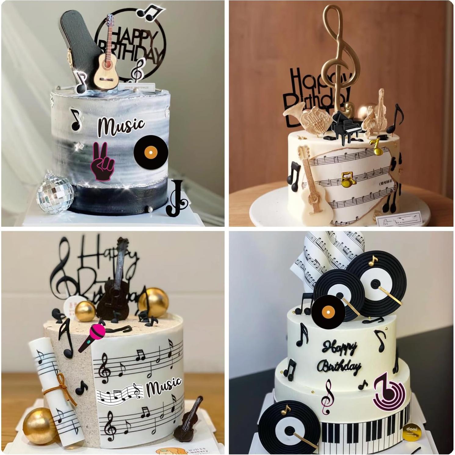 Molde de Fondant Musical ZiXiang - Silicona 2 Piezas