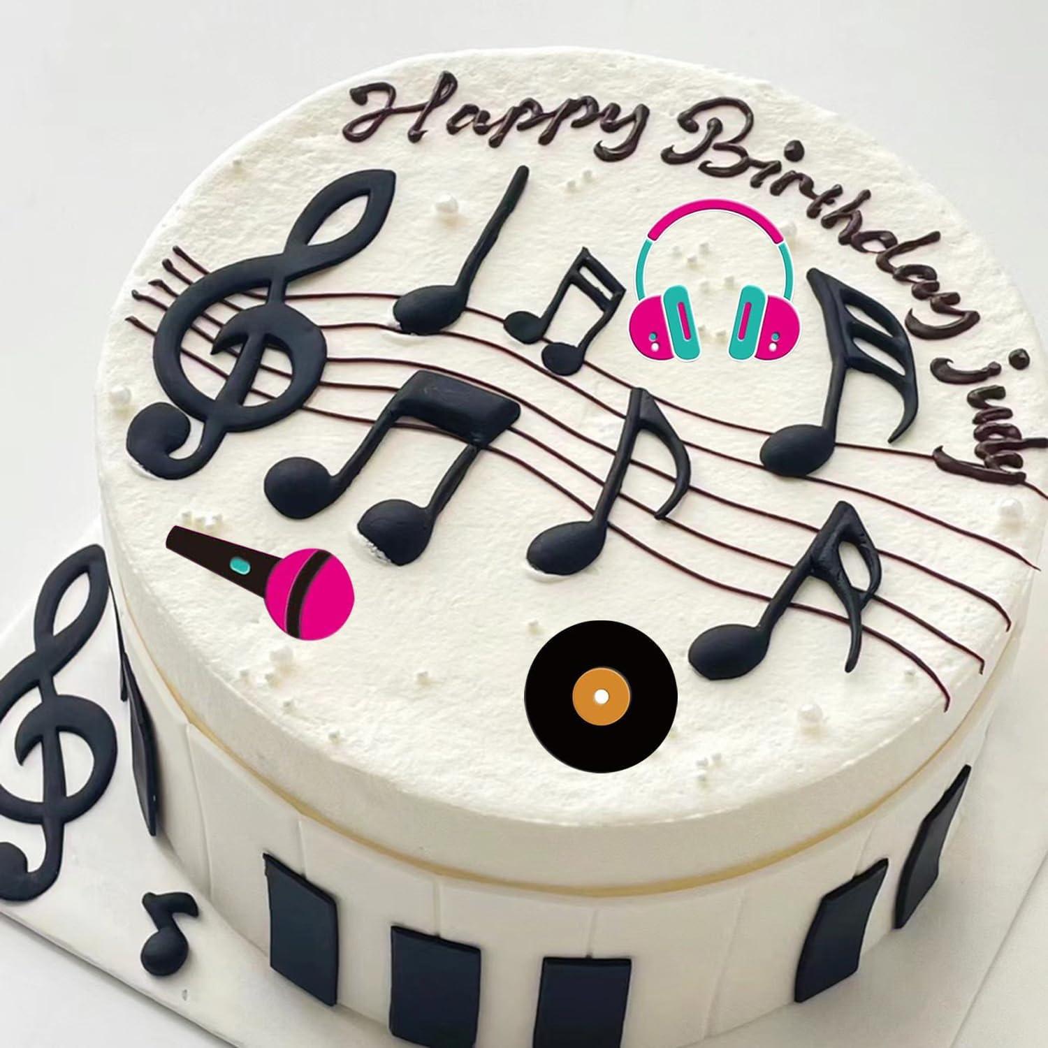 Moldes de Silicona Musical MINFEIDMS - Set de 4 Piezas