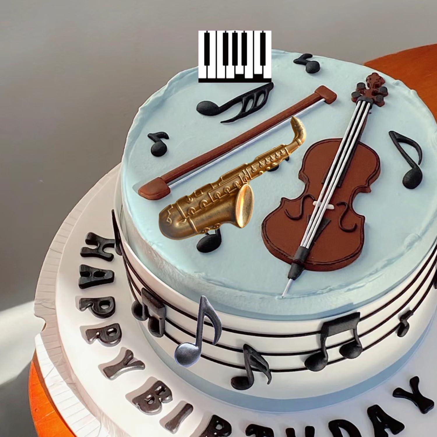 Moldes de Silicona Musical MINFEIDMS - Set de 4 Piezas