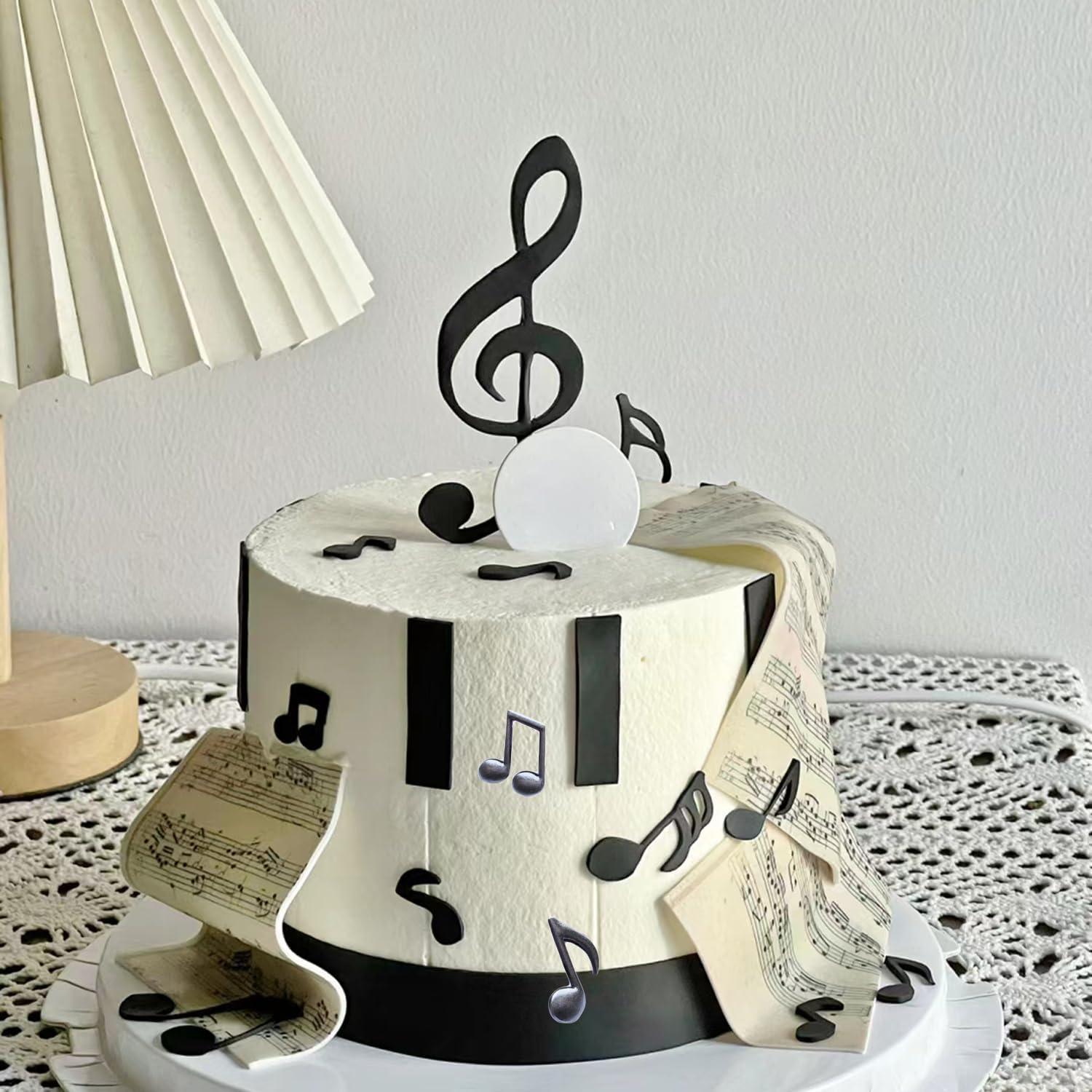 Molde de Silicona de Fondant Nota Musical MINFEIDMS 8x7cm