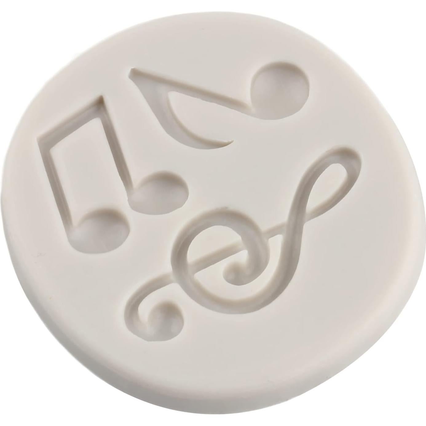 Molde de Silicona de Fondant Nota Musical MINFEIDMS 8x7cm