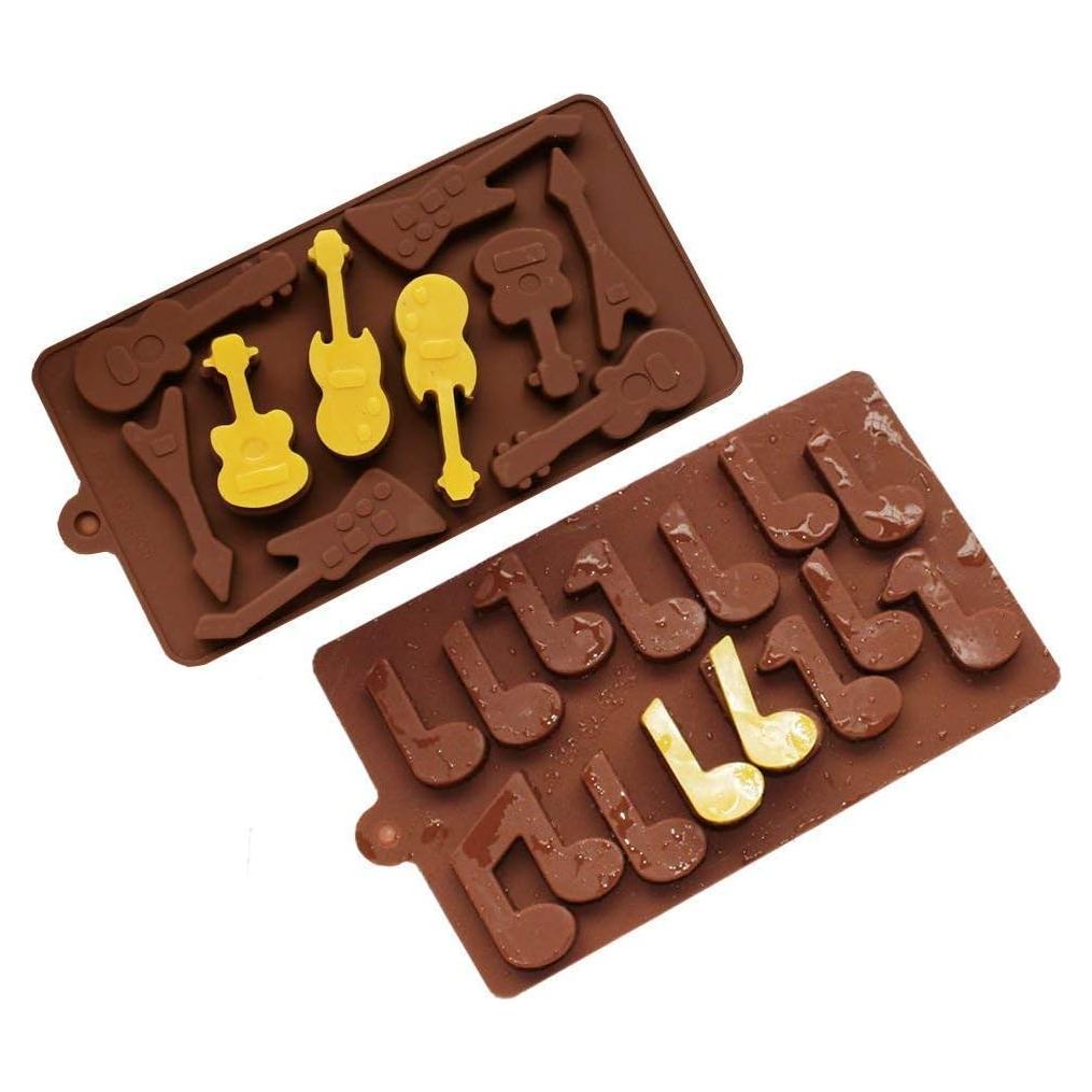 Juego de Moldes de Silicona Musical MoldFun - 2 Piezas