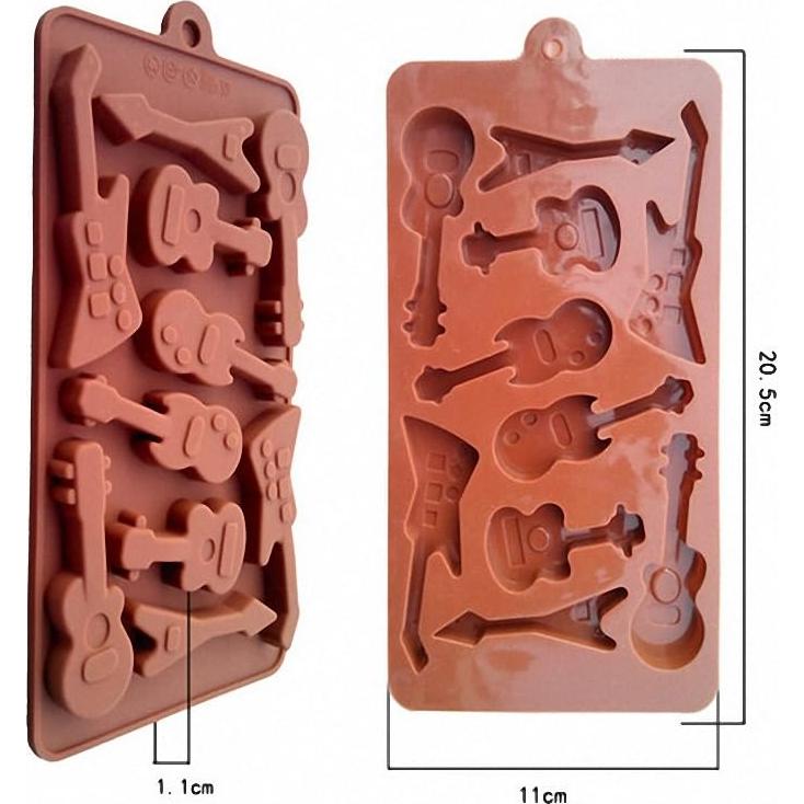 Juego de Moldes de Silicona Musical MoldFun - 2 Piezas