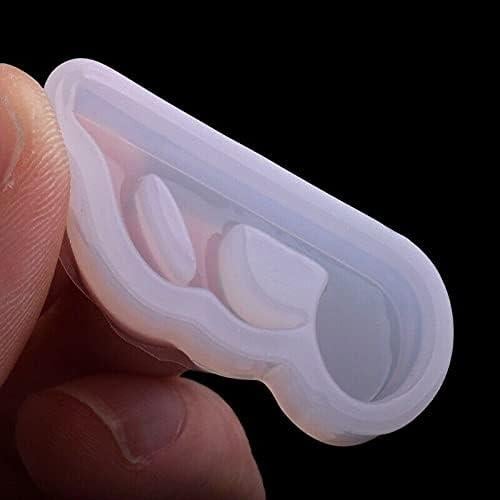 Molde de Silicona Acxico 4 Piezas Nota Musical Joyería DIY