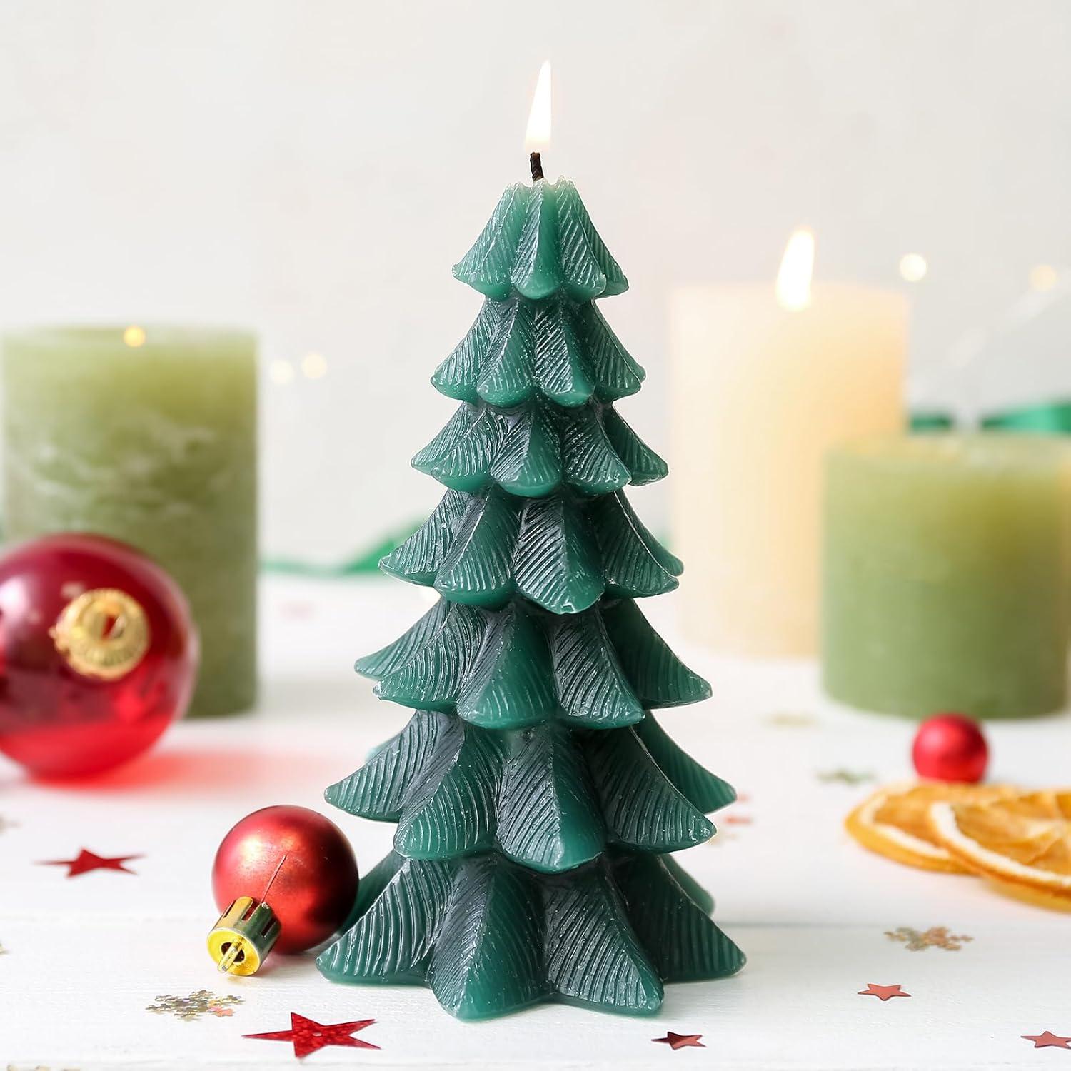 Conjunto de 10 Moldes de Silicona para Velas Navidad LemonRoad