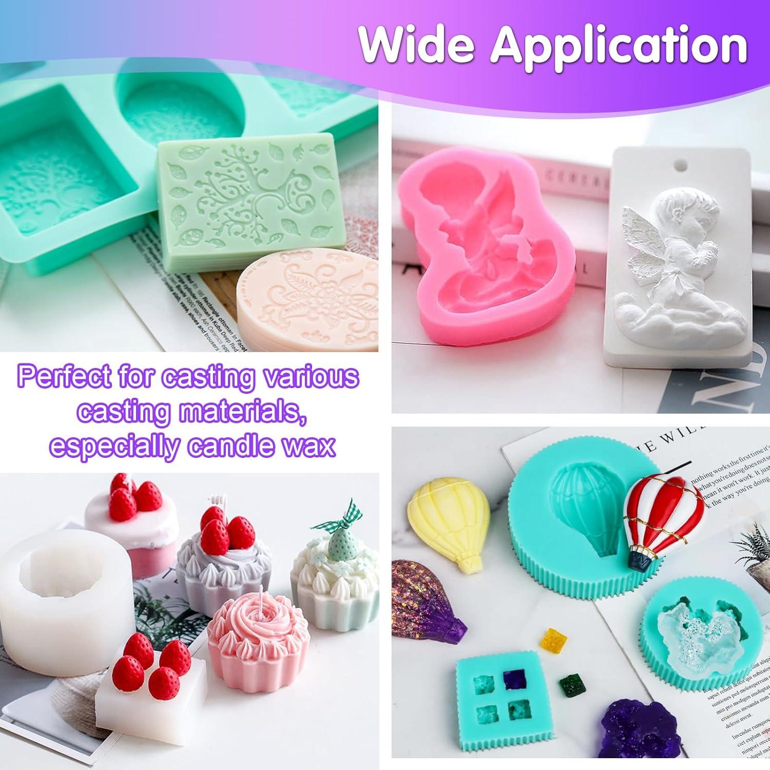 Kit de Moldes de Silicona STARTSO WORLD 2.79kg Verde Jade