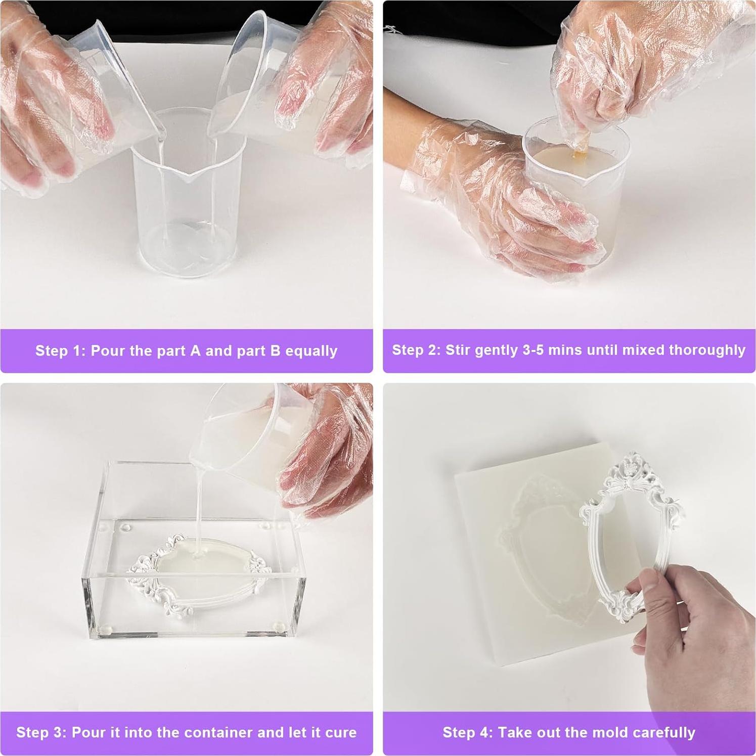 Kit de Moldes de Silicona STARTSO WORLD 2.79kg Verde Jade