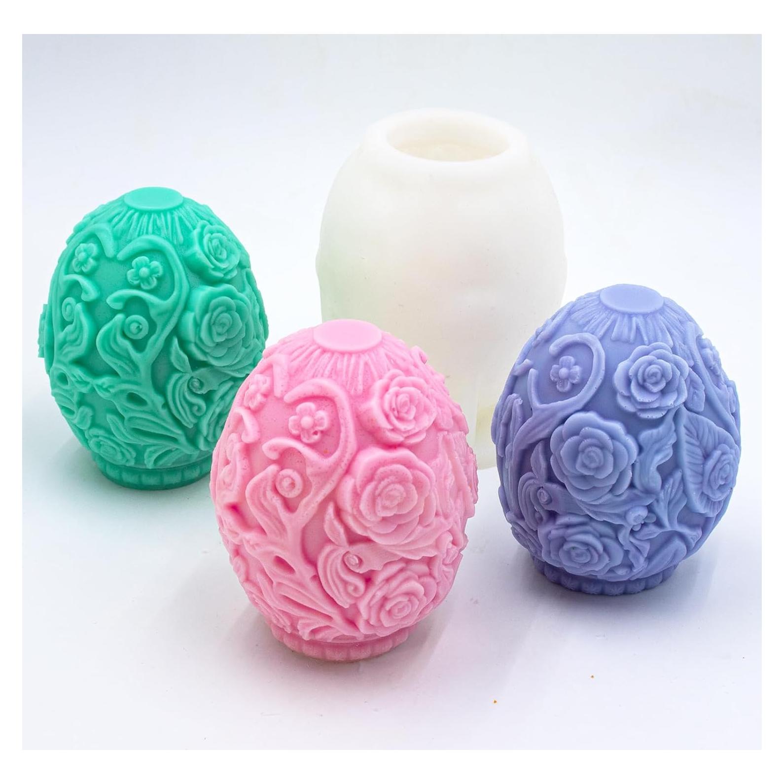 Molde de Silicona Huevo de Pascua MGLIFEUL para Velas 11.5x8.5cm