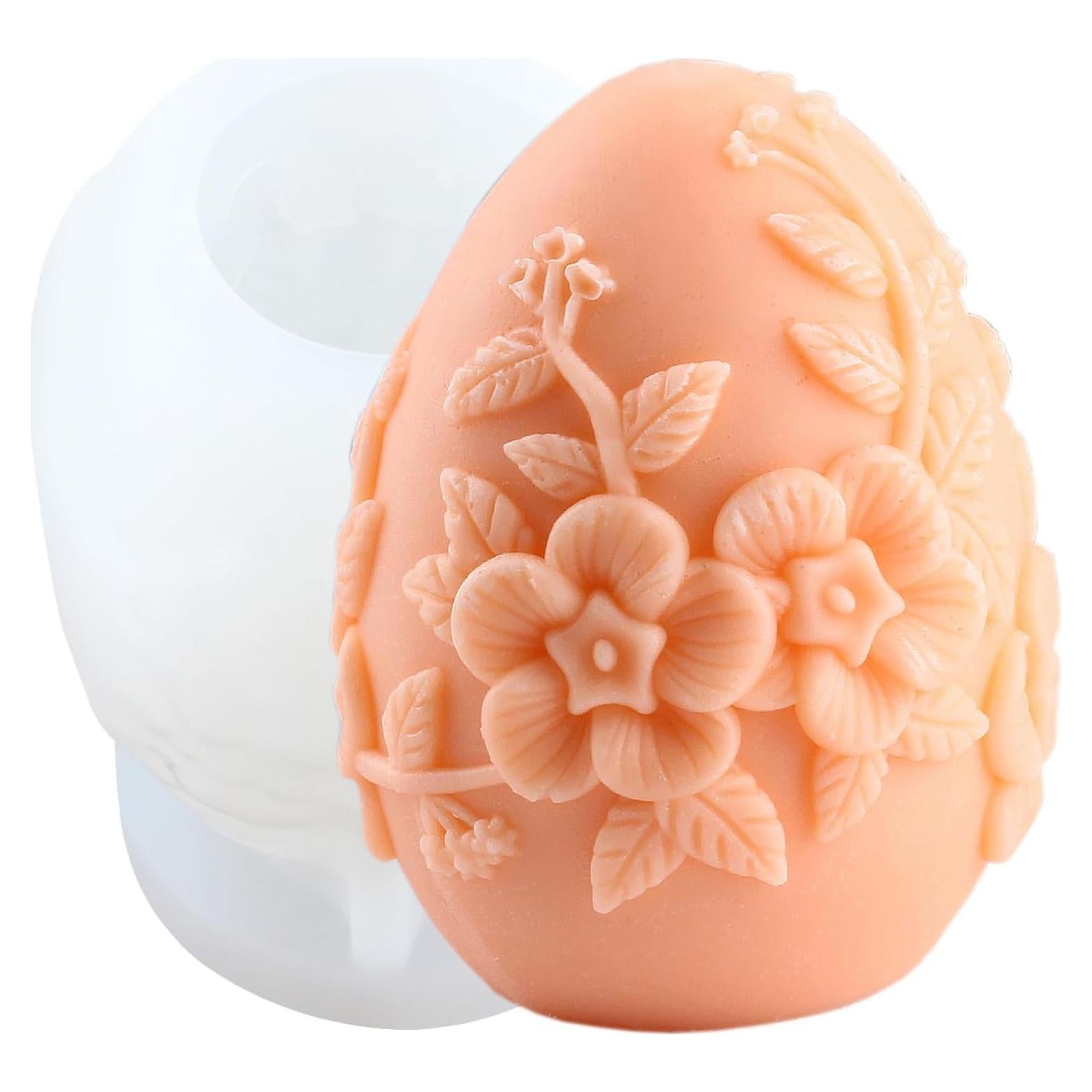 Molde de Vela de Huevo de Pascua XIAOSHUI Silicona 8.2x5.5cm