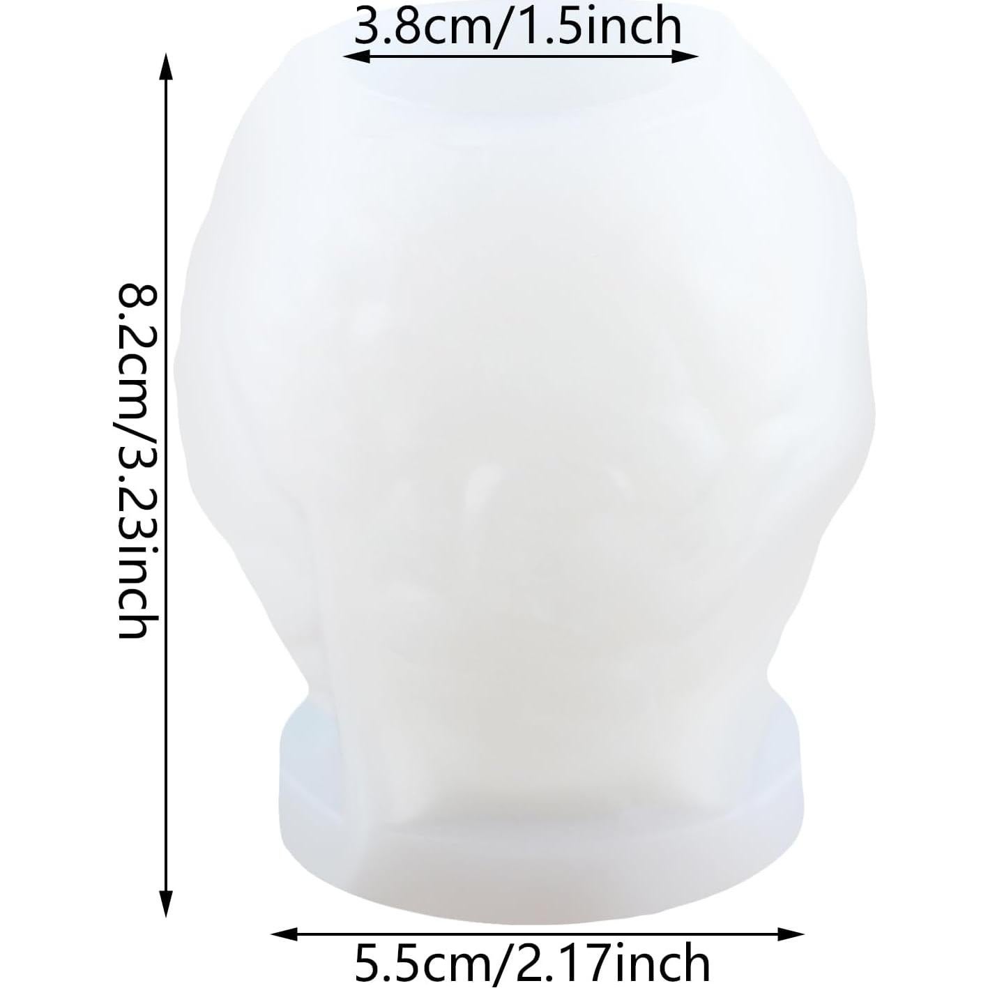 Molde de Vela de Huevo de Pascua XIAOSHUI Silicona 8.2x5.5cm