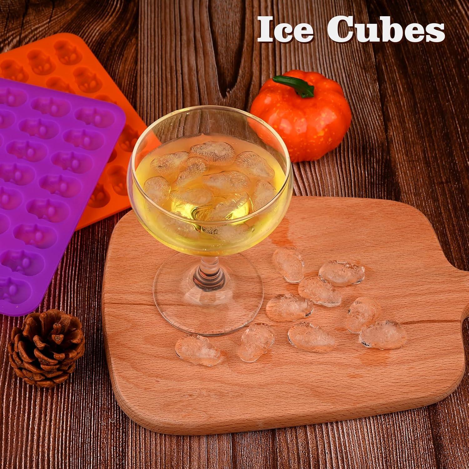 Moldes de Silicona para Caramelo HUAKENER - 2 Piezas Calavera