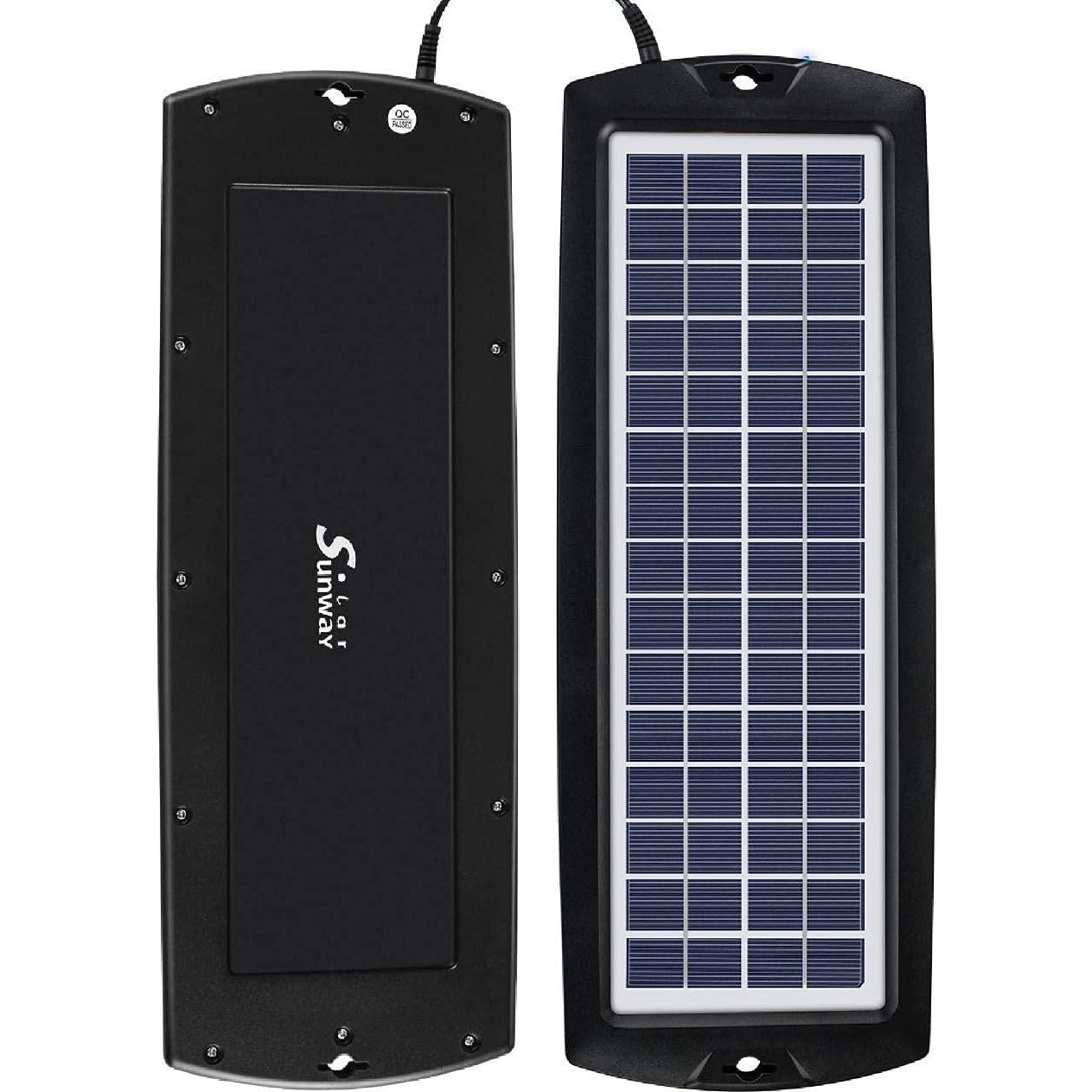 Cargador Solar Sunway 4W para Batería 12V Automotriz