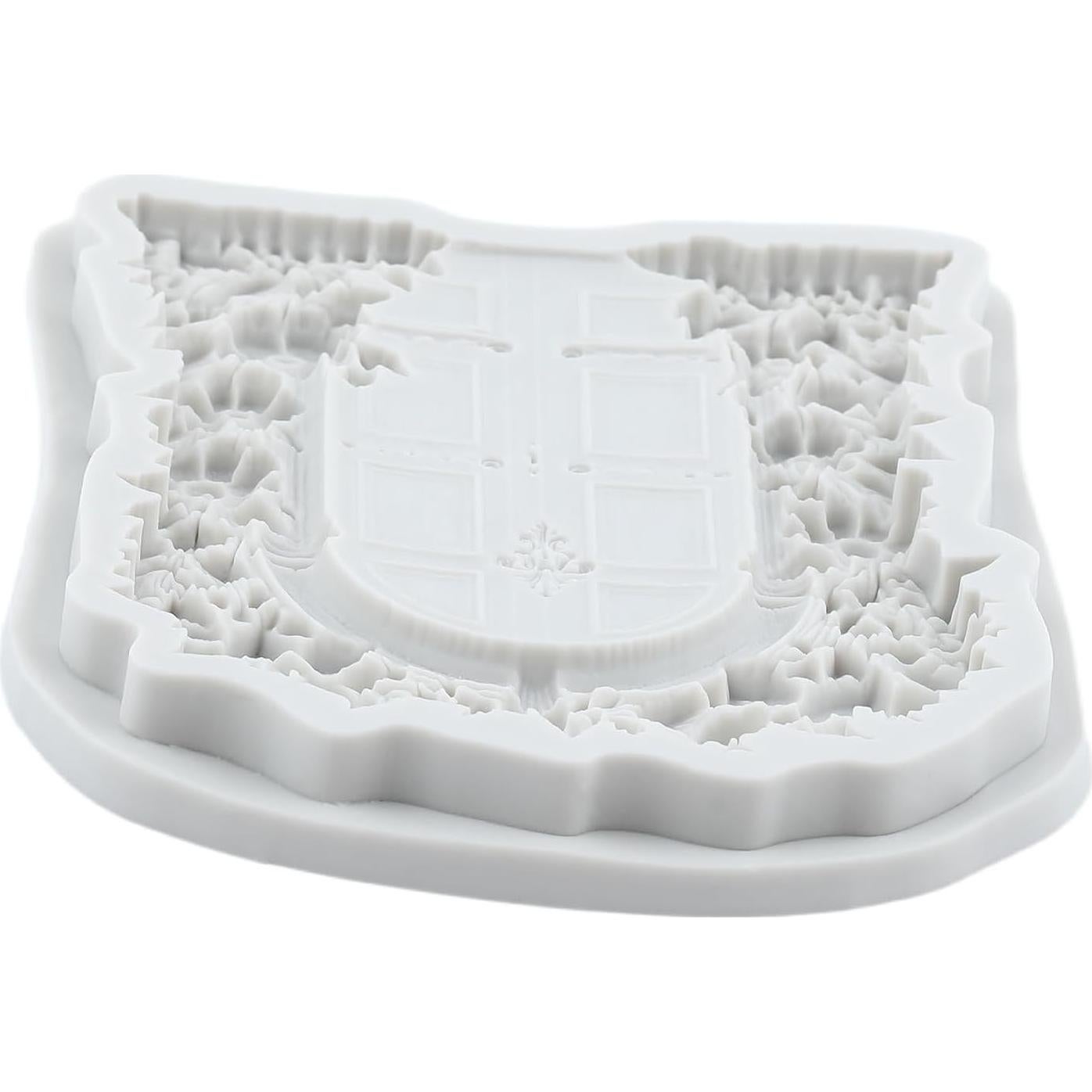 Molde de Silicona Puerta de Madera Lingzhi 10x10 cm para Fondant