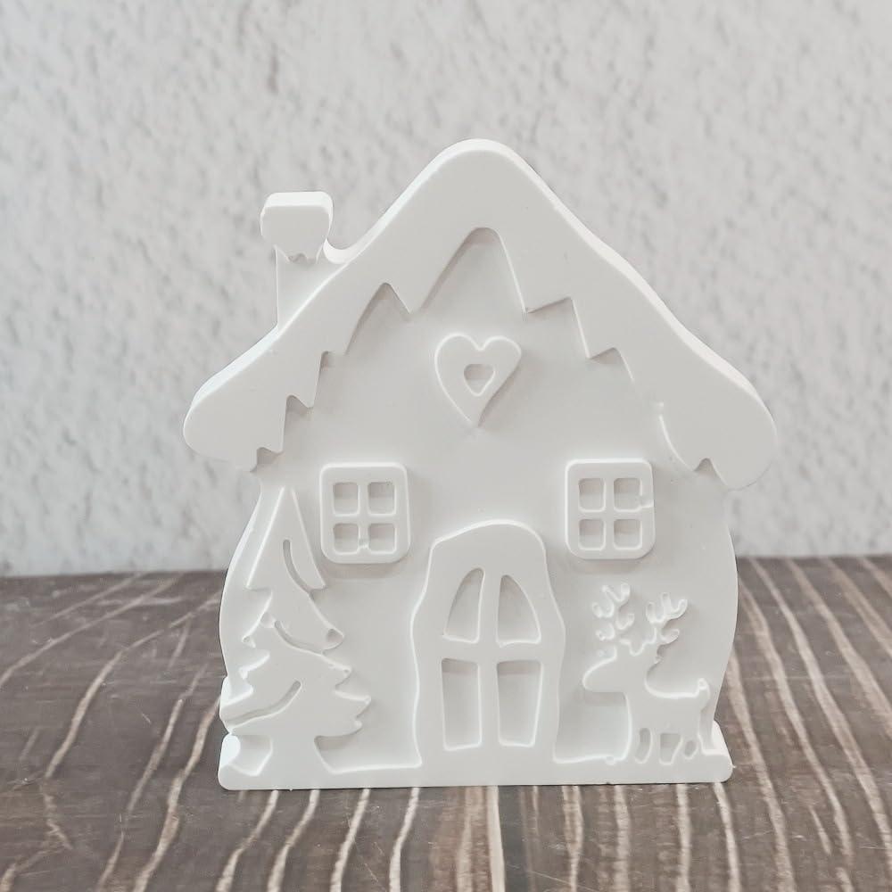 Molde de Silicona Casa Duawenki para Jabones y Velas 9.4x8.7cm