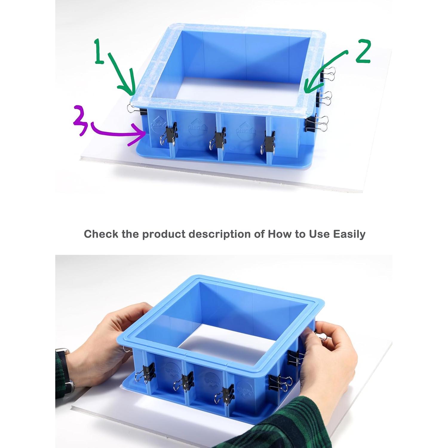 Kit de Carcasa de Molde Ajustable BBDINO - 2 Juegos - 62 Piezas