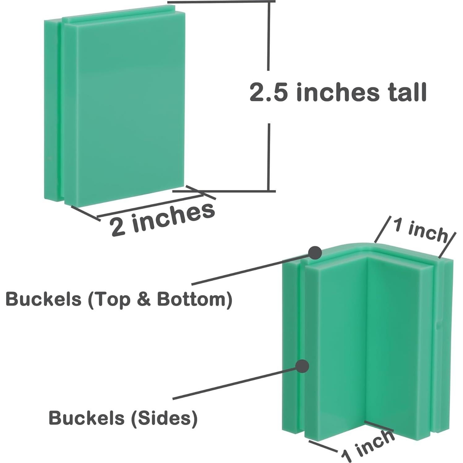 Kit de Carcasa de Molde Ajustable BBDINO - 2 Juegos - 62 Piezas