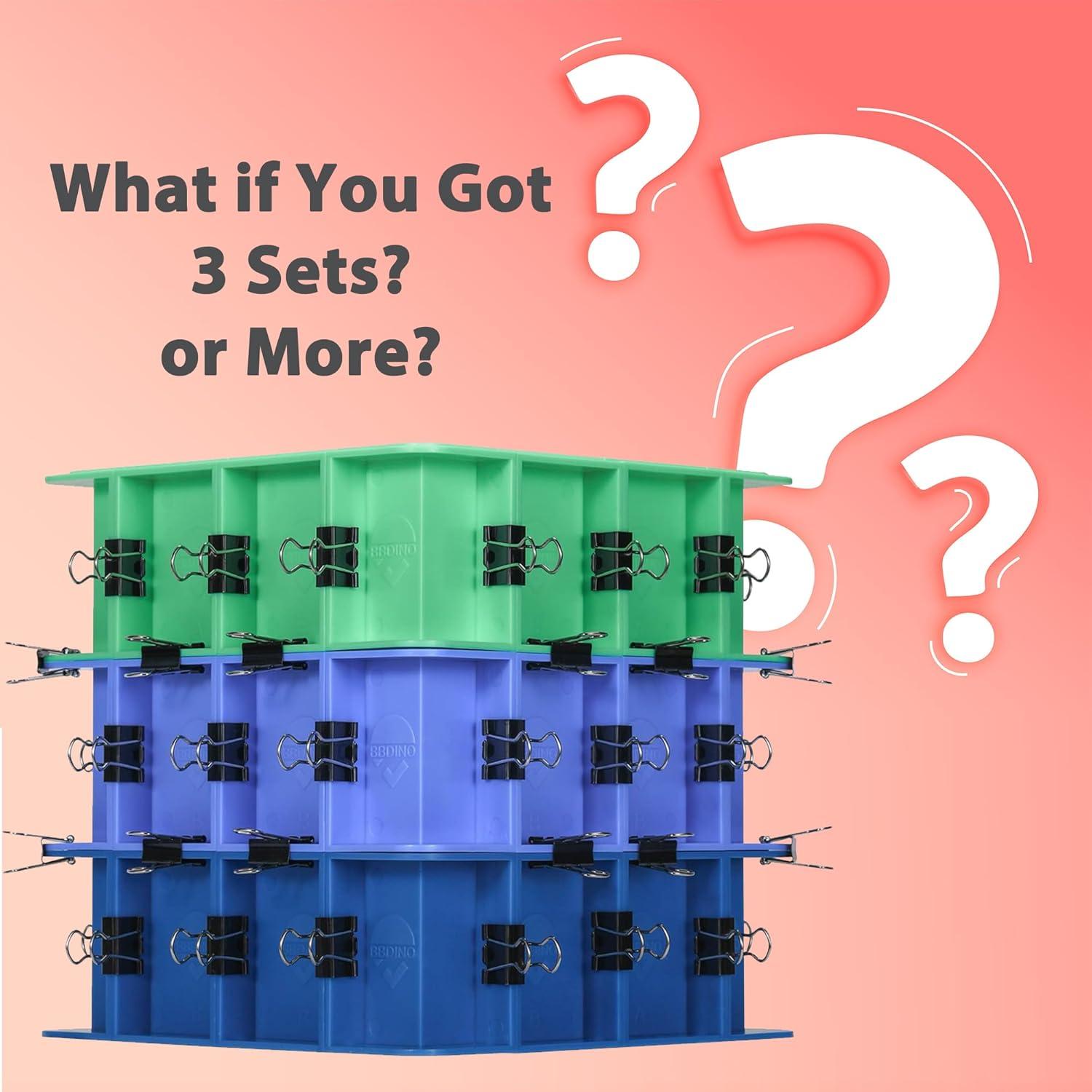 Kit de Carcasa de Molde Ajustable BBDINO - 2 Juegos - 62 Piezas