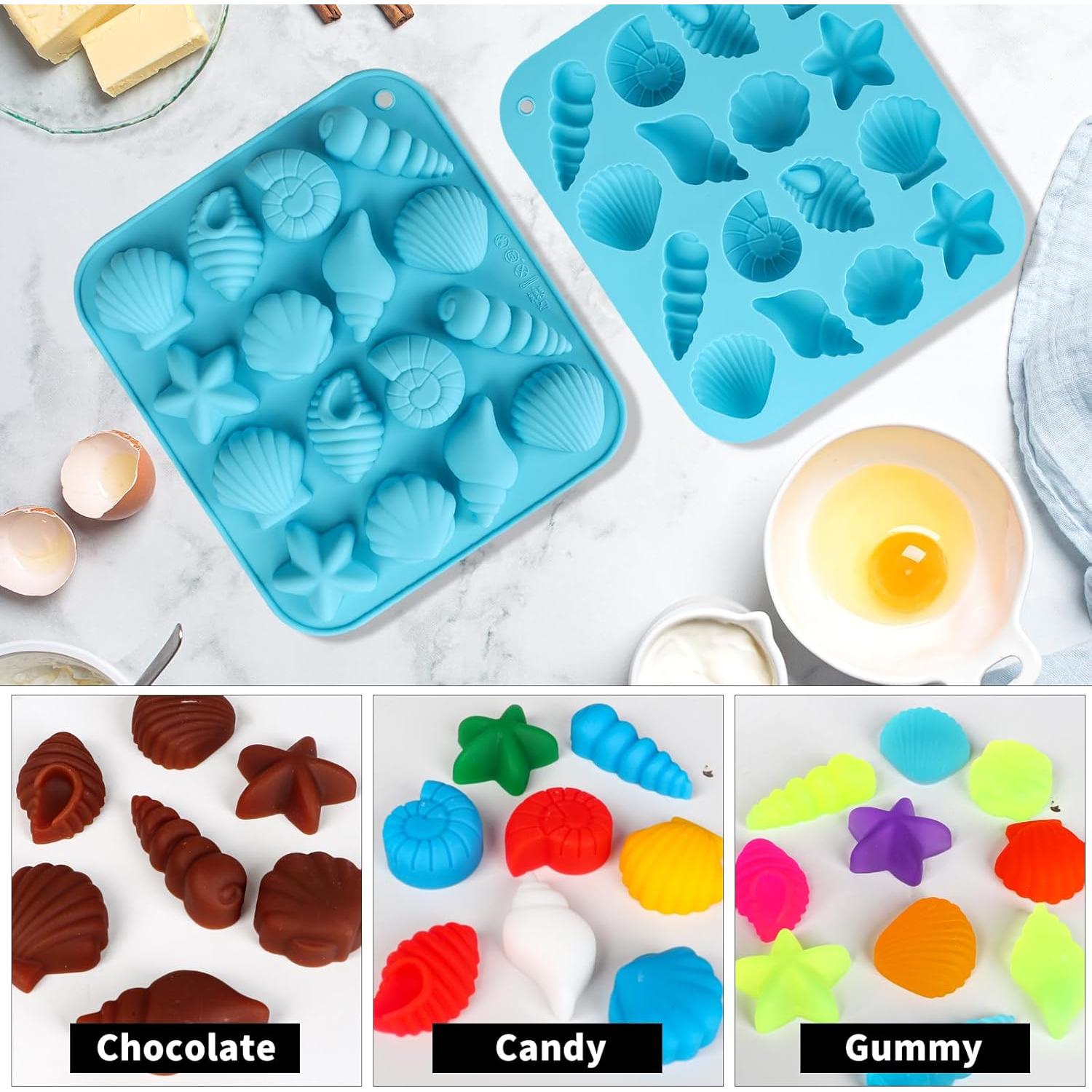 Molde de Silicona para Chocolates Hewomate - 2 Piezas