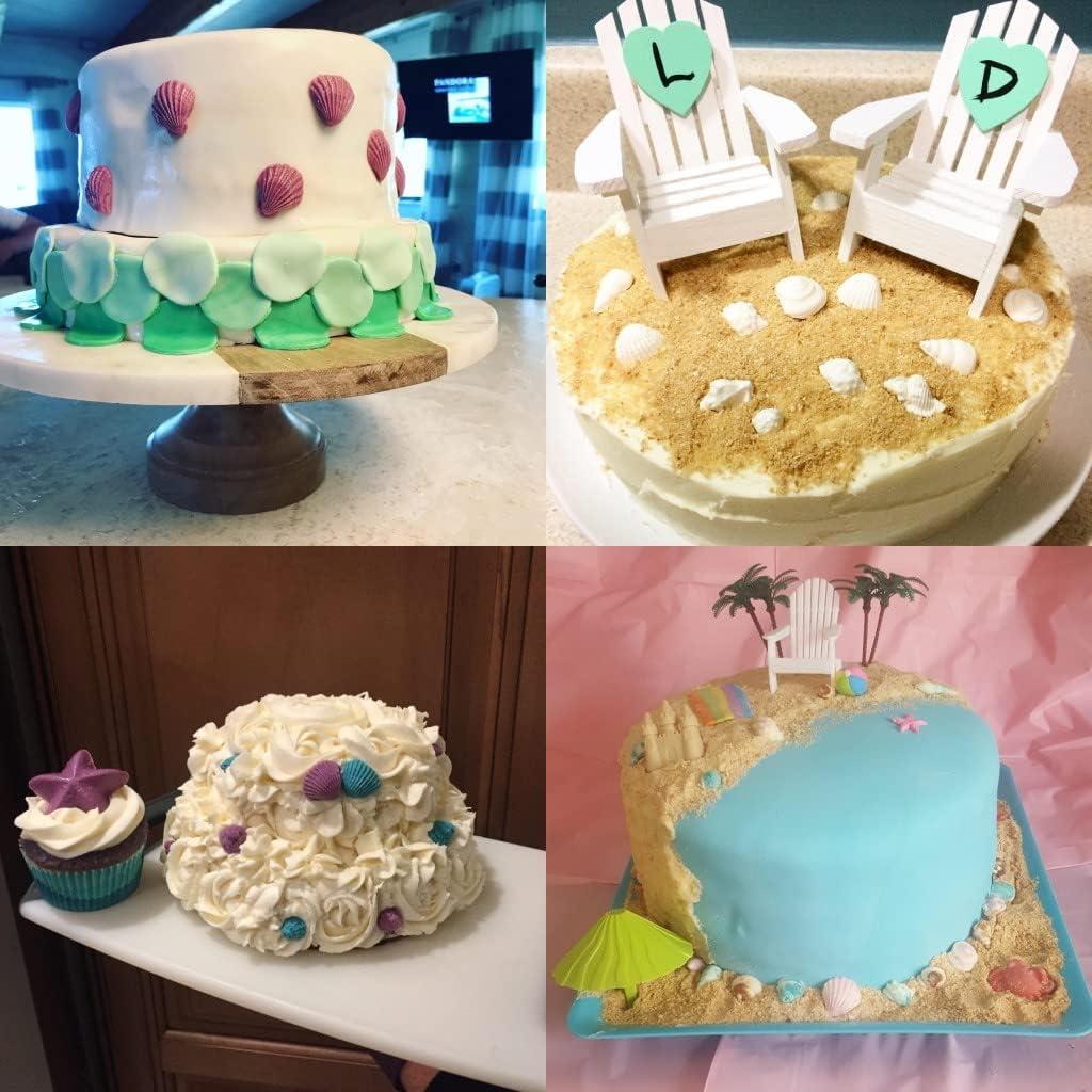 4 Moldes de Silicona Marino ELINKA para Pasteles y Dulces