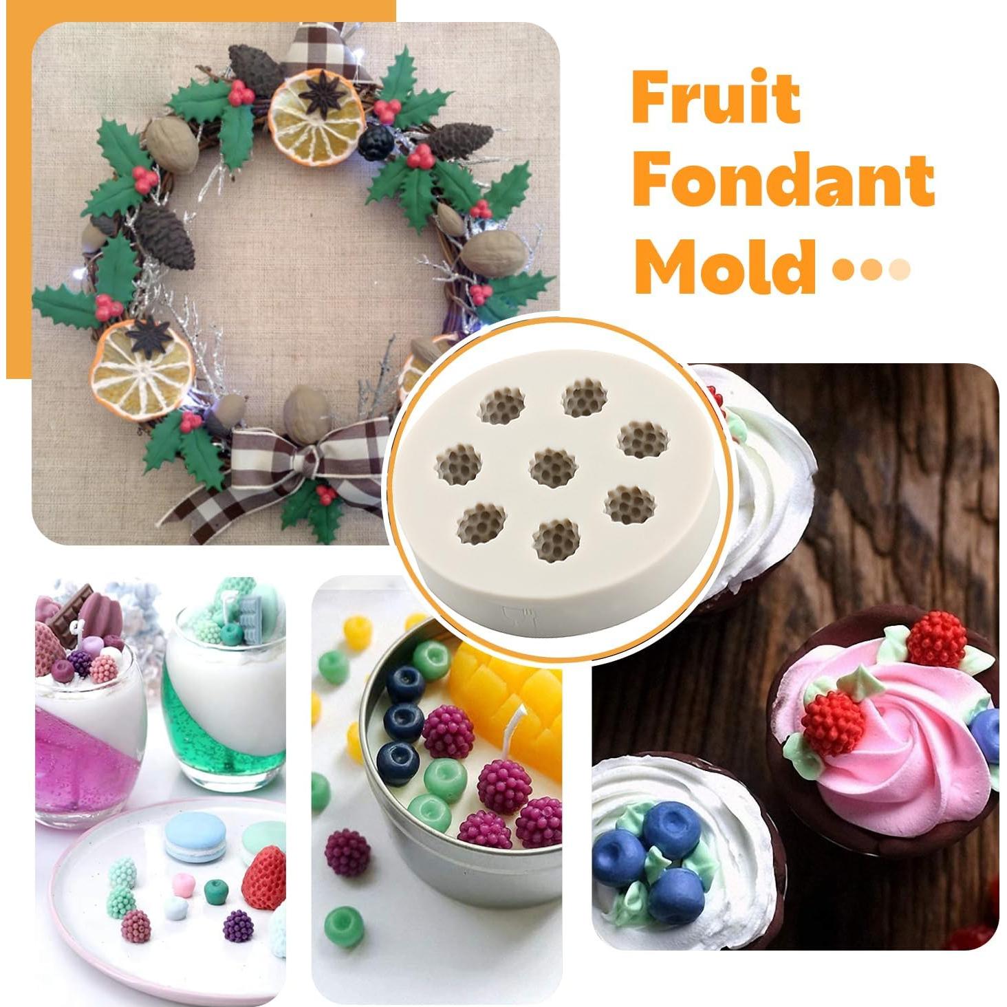 Set de 5 Moldes de Silicona Sijiangmold para Fondant y Chocolate