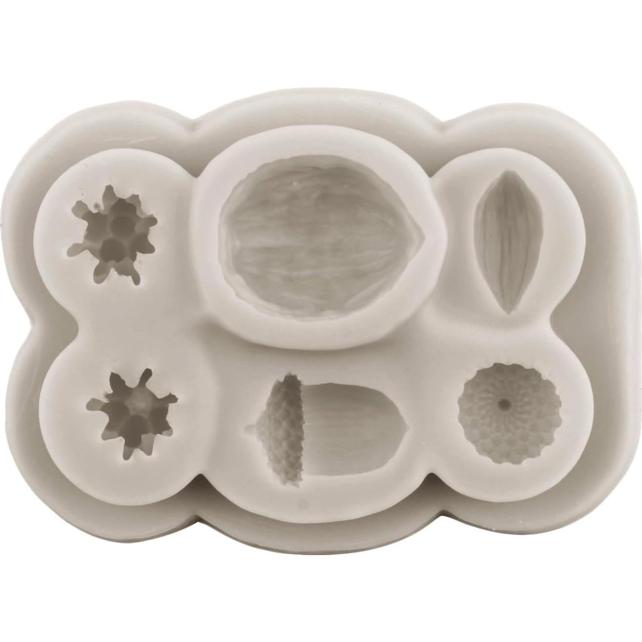 Set de 5 Moldes de Silicona Sijiangmold para Fondant y Chocolate