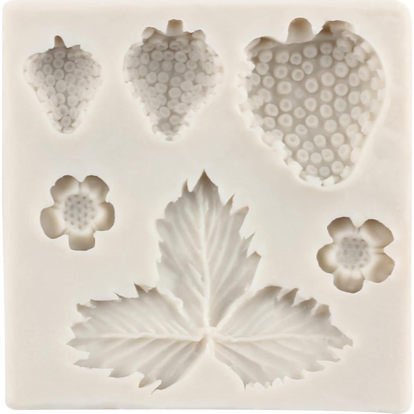 Set de 5 Moldes de Silicona Sijiangmold para Fondant y Chocolate