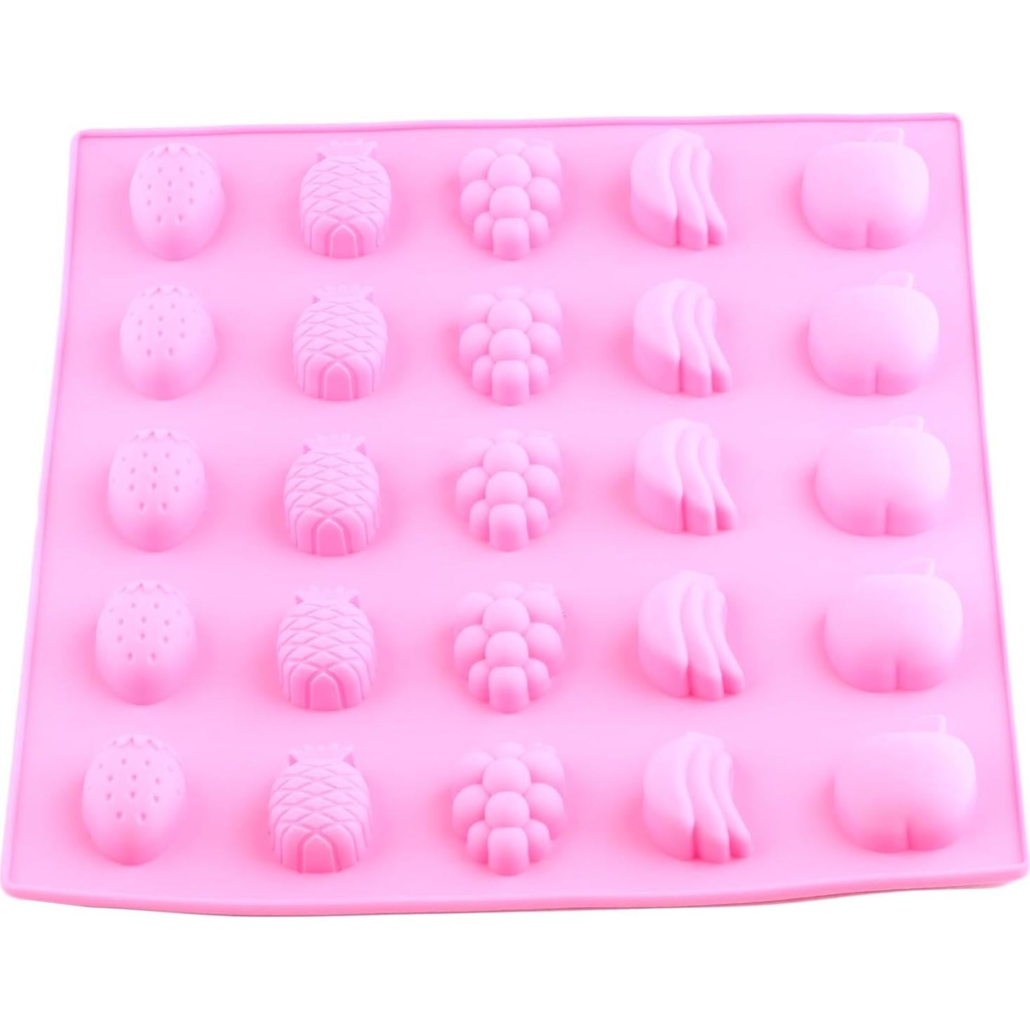 Molde de Silicona para Dulces de Frutas YIMINGMOLD 25 Cavidades