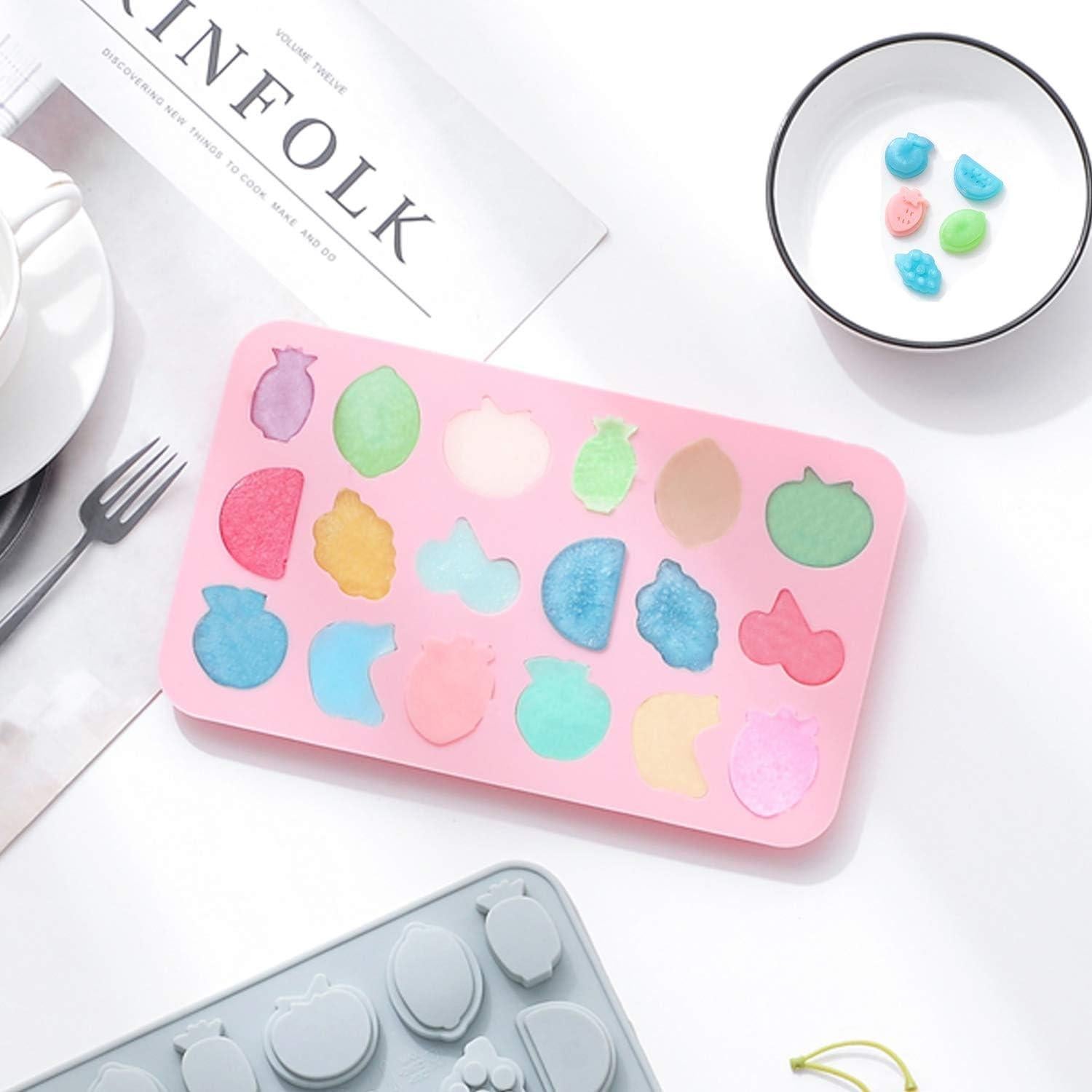 Moldes de Silicona Antiadherentes Verdental para Pasteles Fruta - 2 Piezas