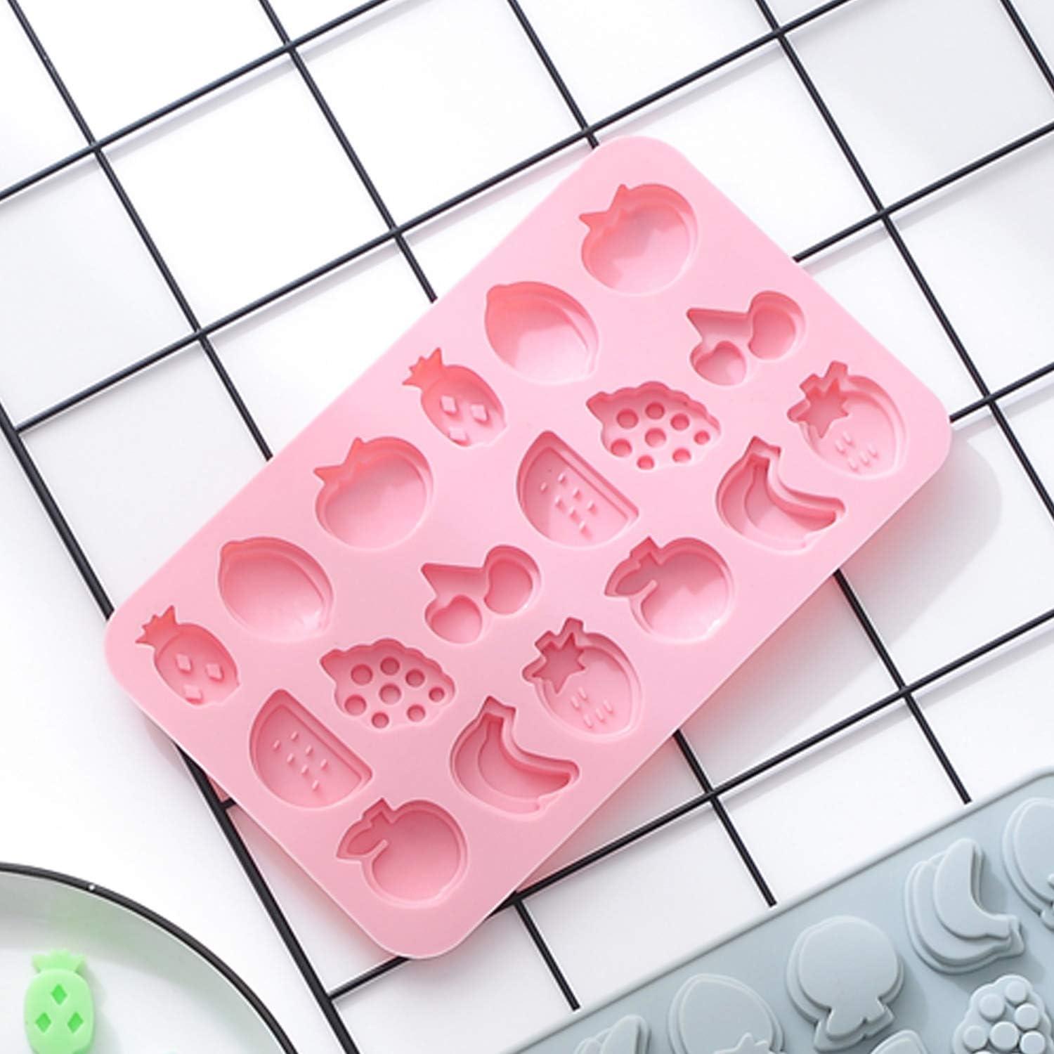 Moldes de Silicona Antiadherentes Verdental para Pasteles Fruta - 2 Piezas