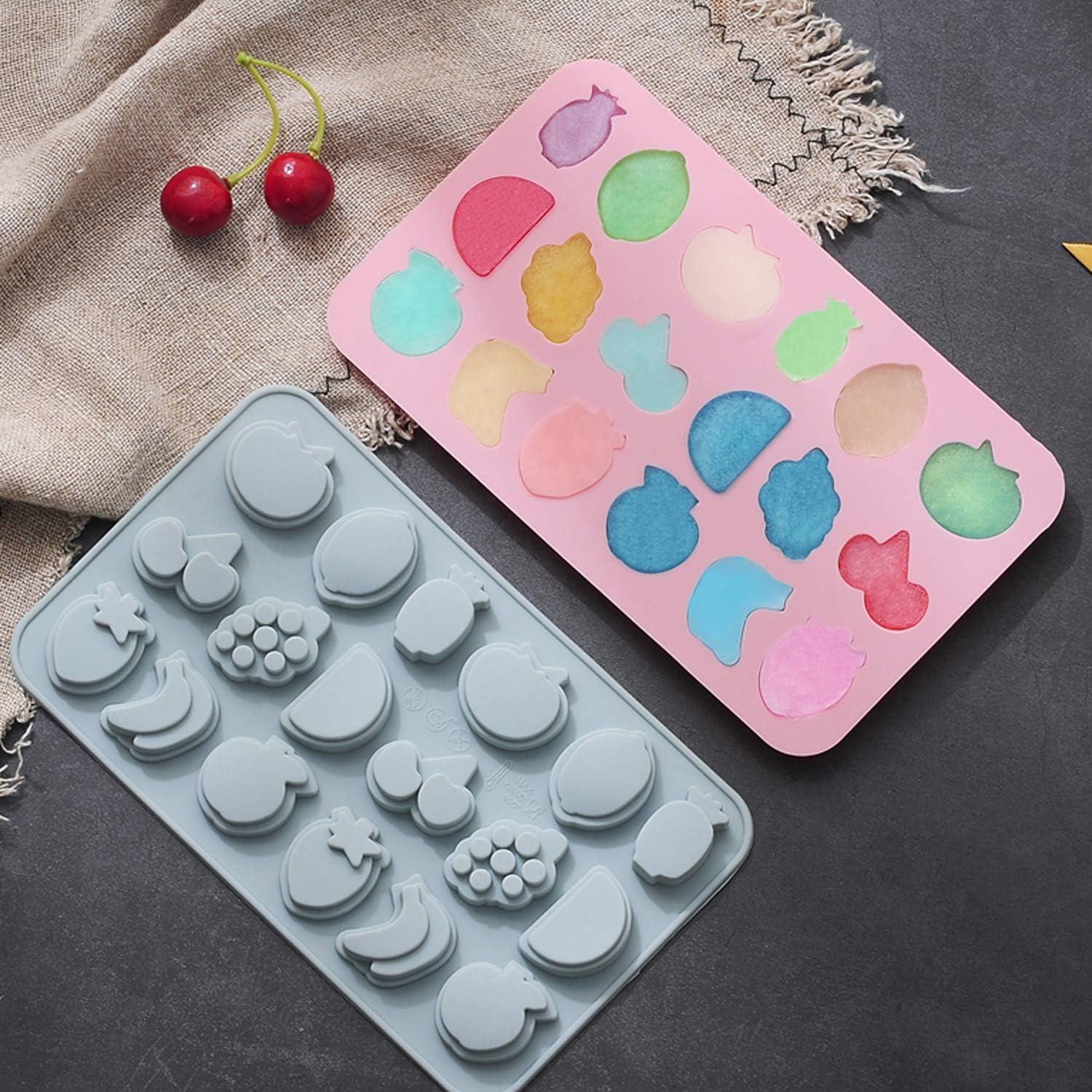 Moldes de Silicona Antiadherentes Verdental para Pasteles Fruta - 2 Piezas