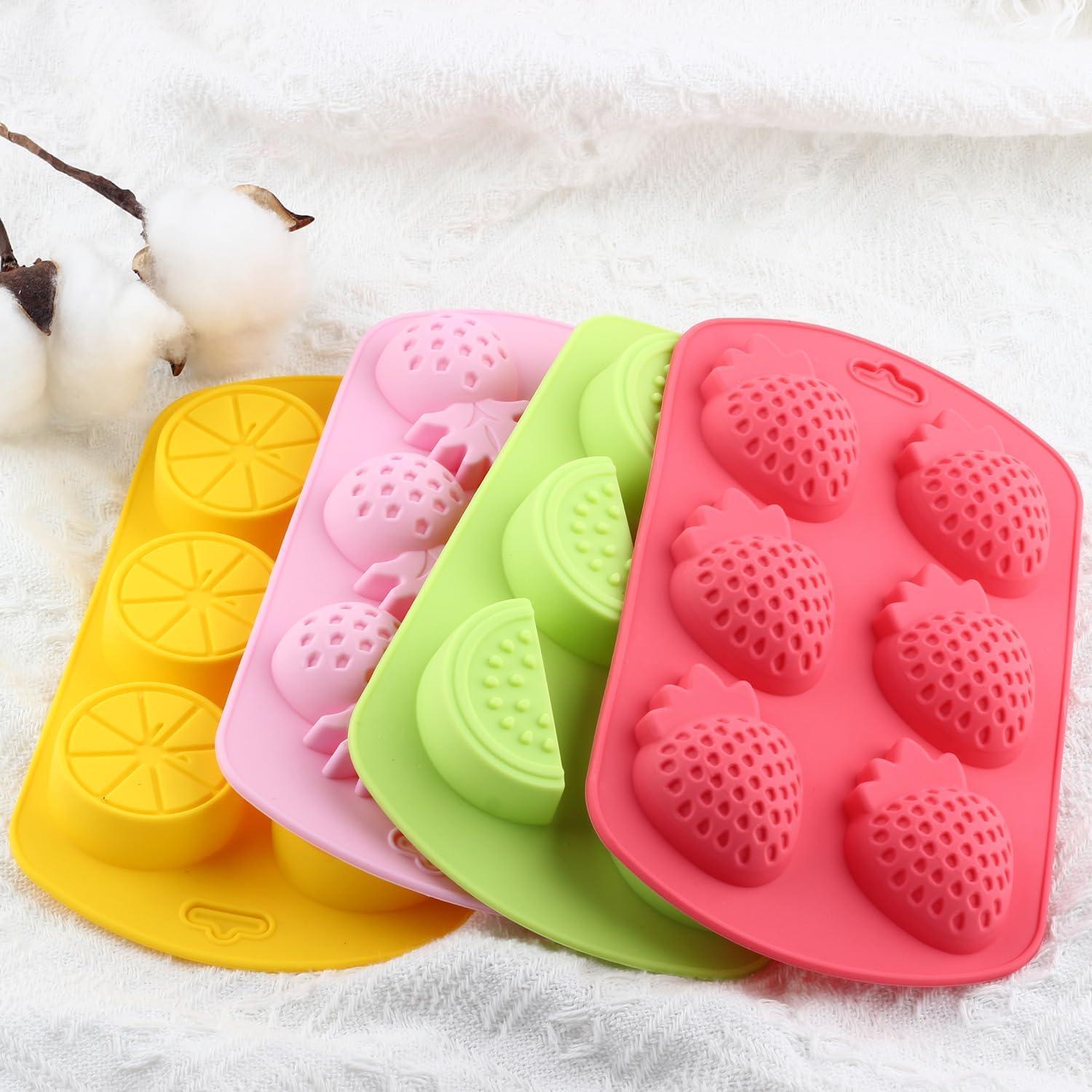 Moldes de Silicona para Caramelos de Frutas YIMINGMOLD Set 4