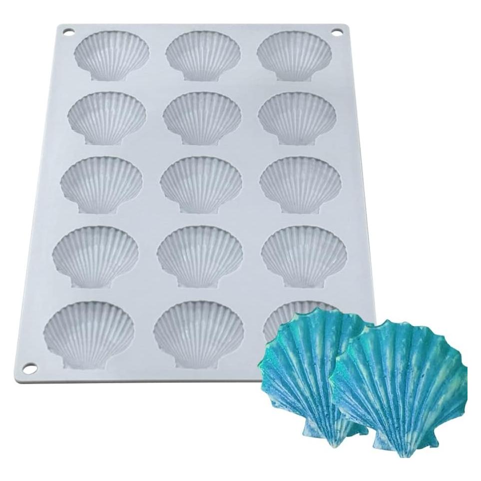 Molde de Silicona Concha de Mar Mostsom 30.1x19.9cm