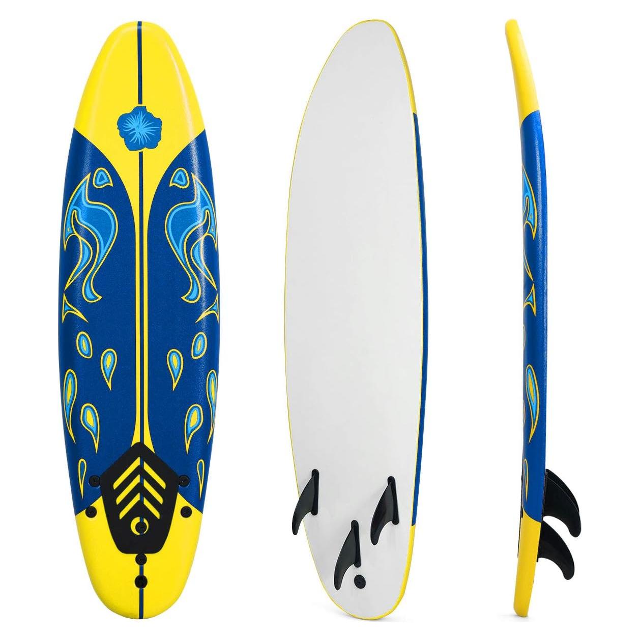 Tabla de Paddle GYMAX 182.88 cm Antideslizante y Ligera