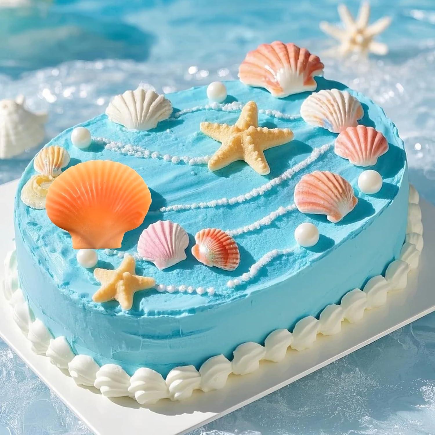 Molde de Silicona SIQINZONGWA 15 Cavidades Concha Blanco