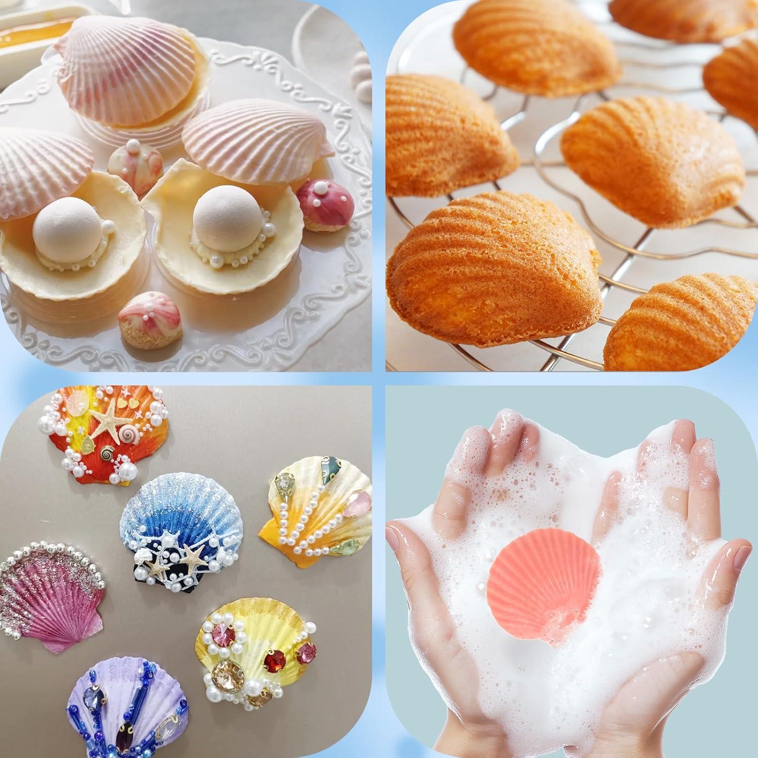 Molde de Silicona SIQINZONGWA 15 Cavidades Concha Blanco