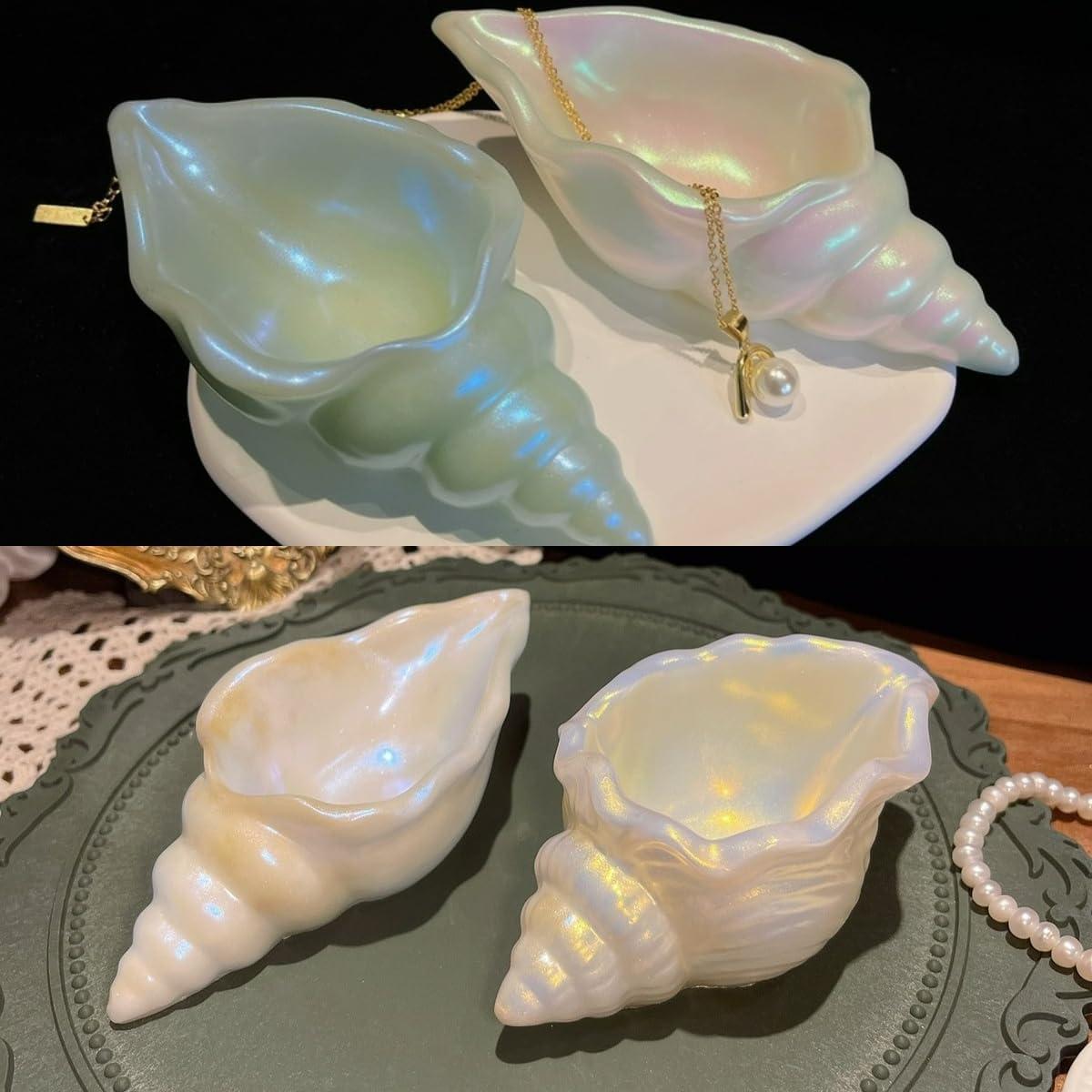 Moldes de Silicona en Forma de Concha XMOX - 2 Piezas