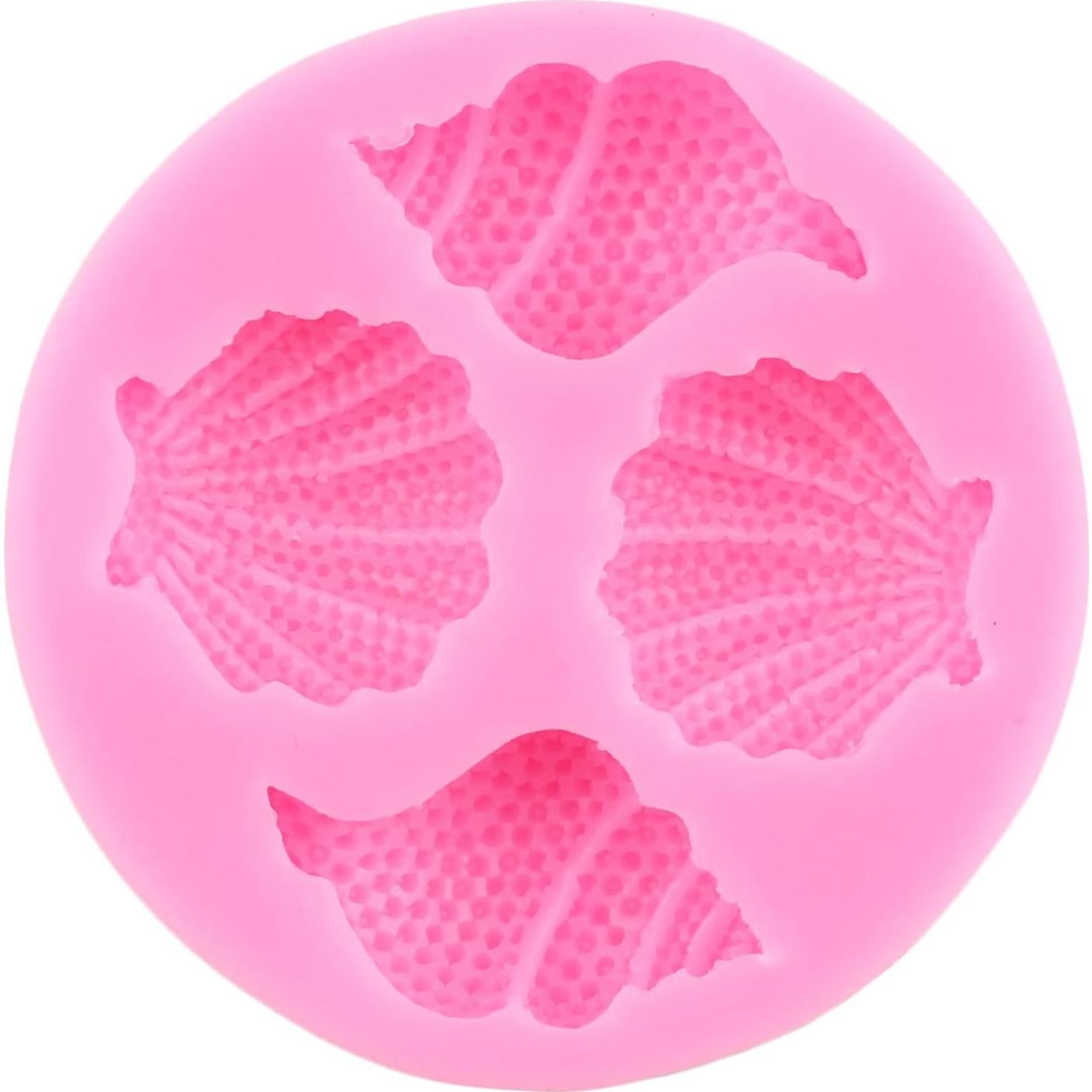 Marine Theme Cake Fondant Silicone Mold Seashell Baking Molds For Cake Decorating Cupcake Topper Candy Chocolate Gum Paste Polymer Clay