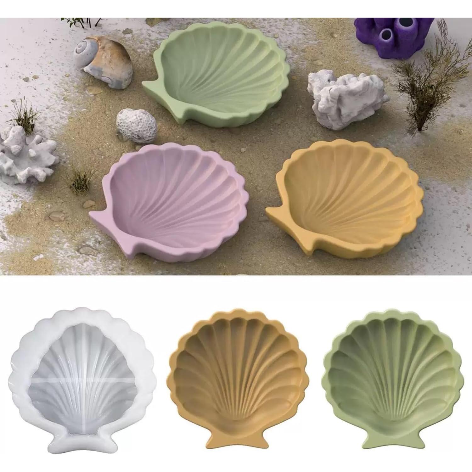 Molde de Silicona de Concha Yitkch para Resina 10.9x10.7cm